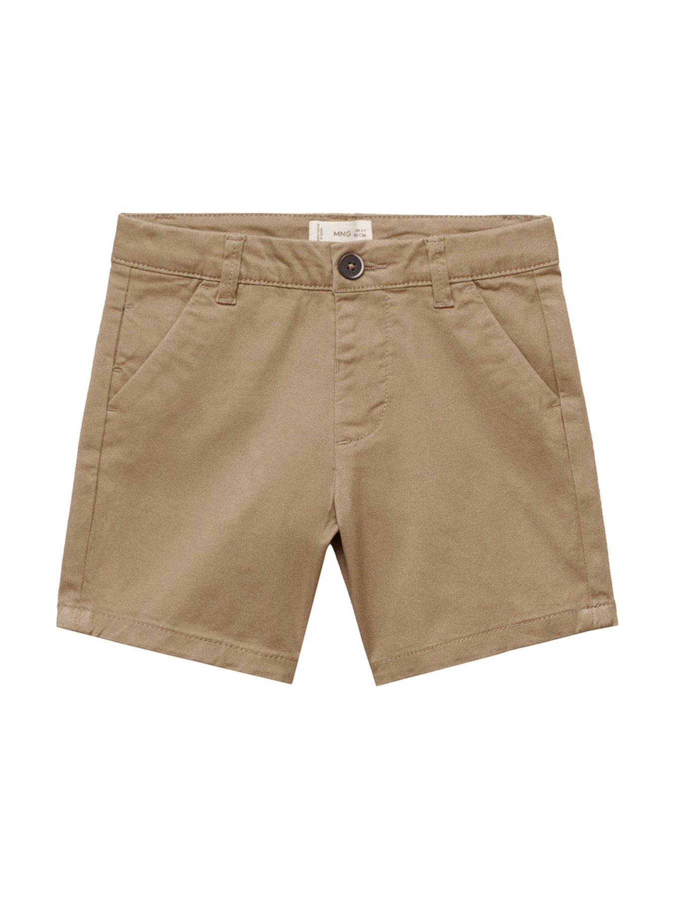 Image 2 of 5 of Mango Younger Boys Bermuda Shorts - Beige