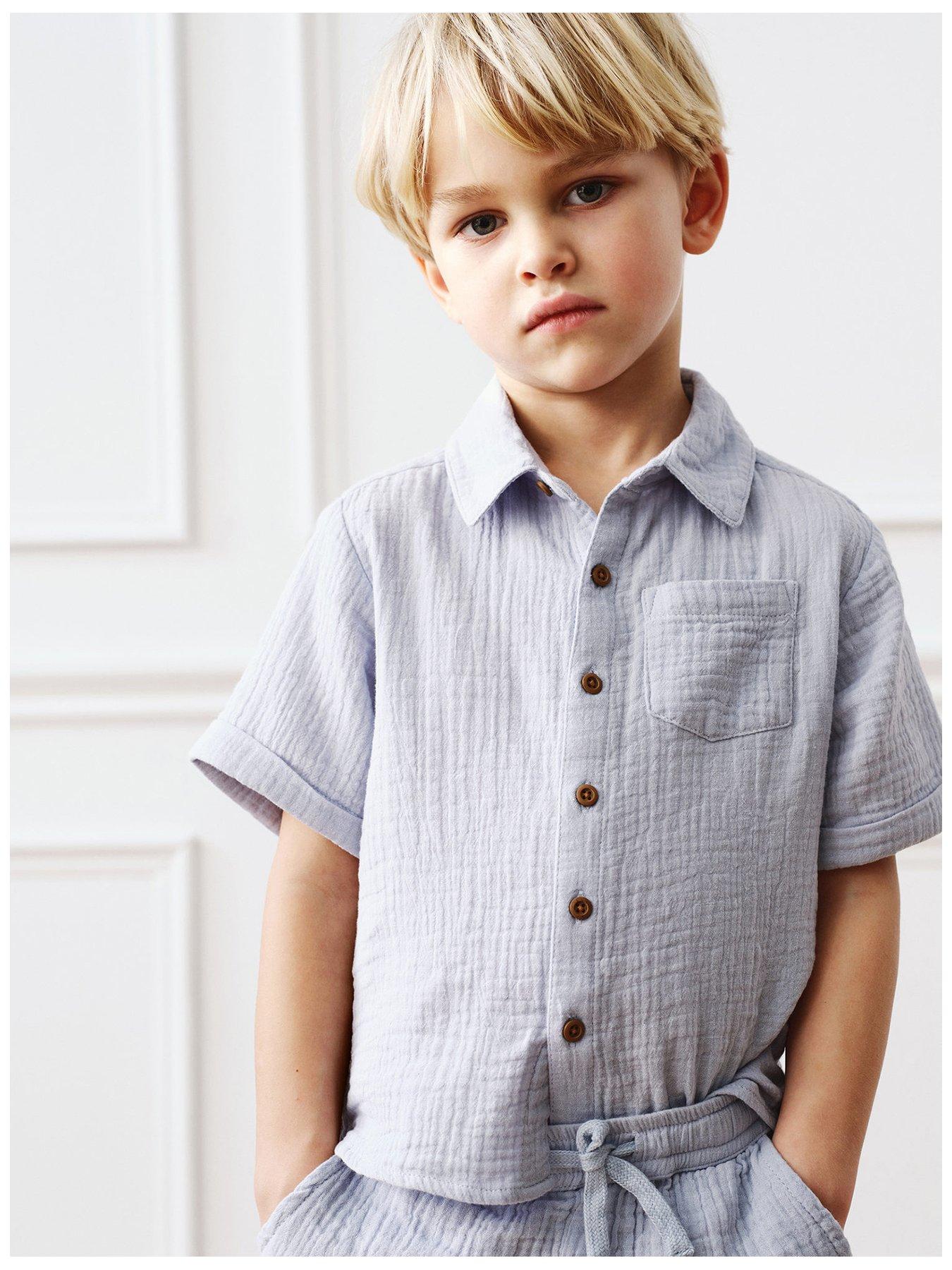 mango-younger-boys-cheesecloth-co-ord-short-sleeve-shirt-light-blue