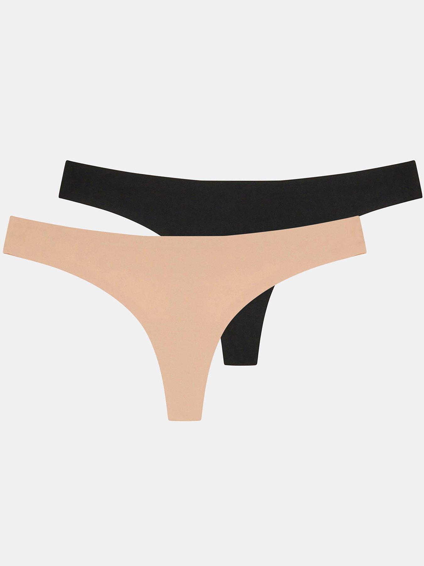 Image 3 of 5 of Accessorize 2 Pack Bonded Thongs- Multi