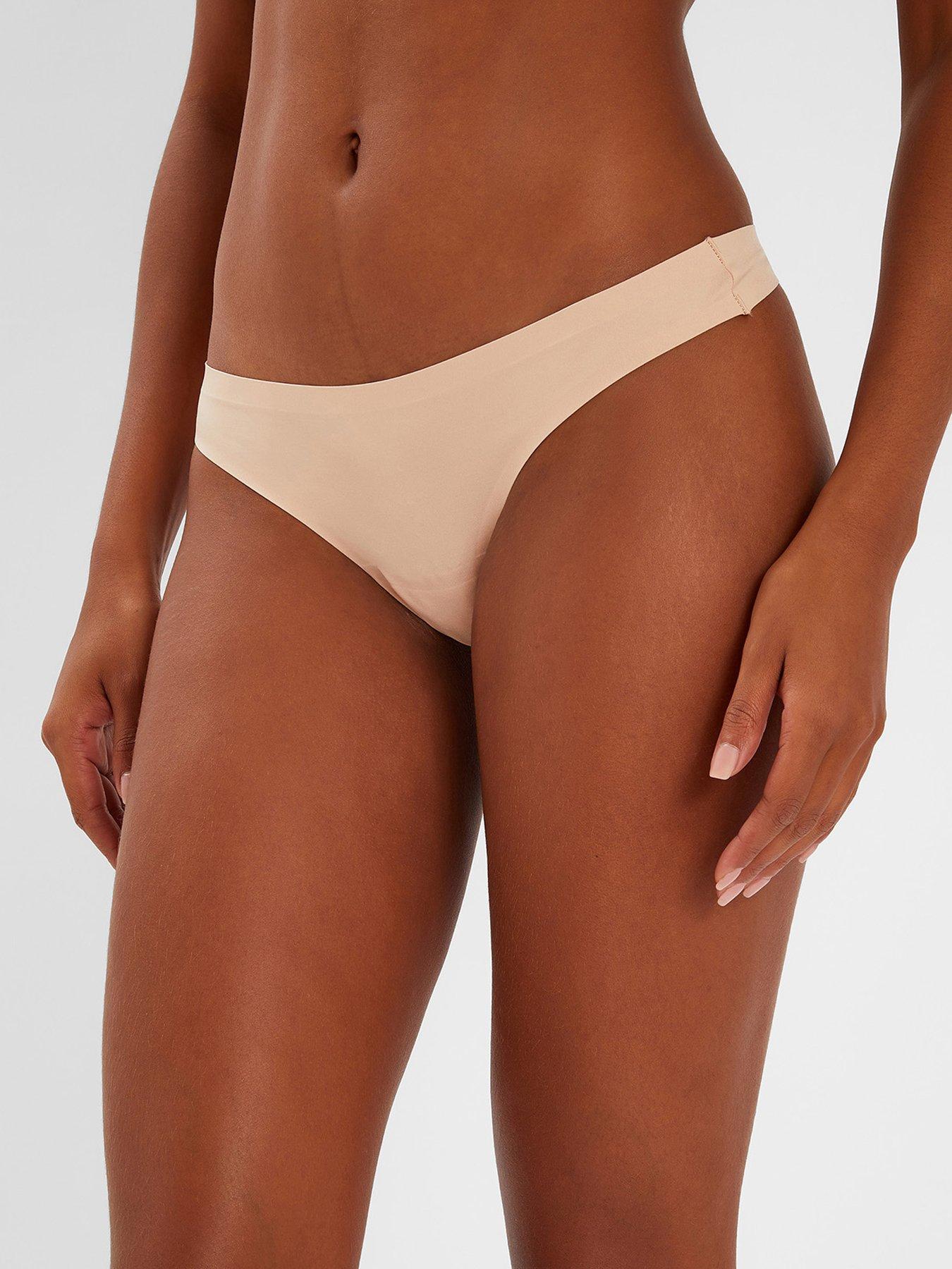 Image 4 of 5 of Accessorize 2 Pack Bonded Thongs- Multi