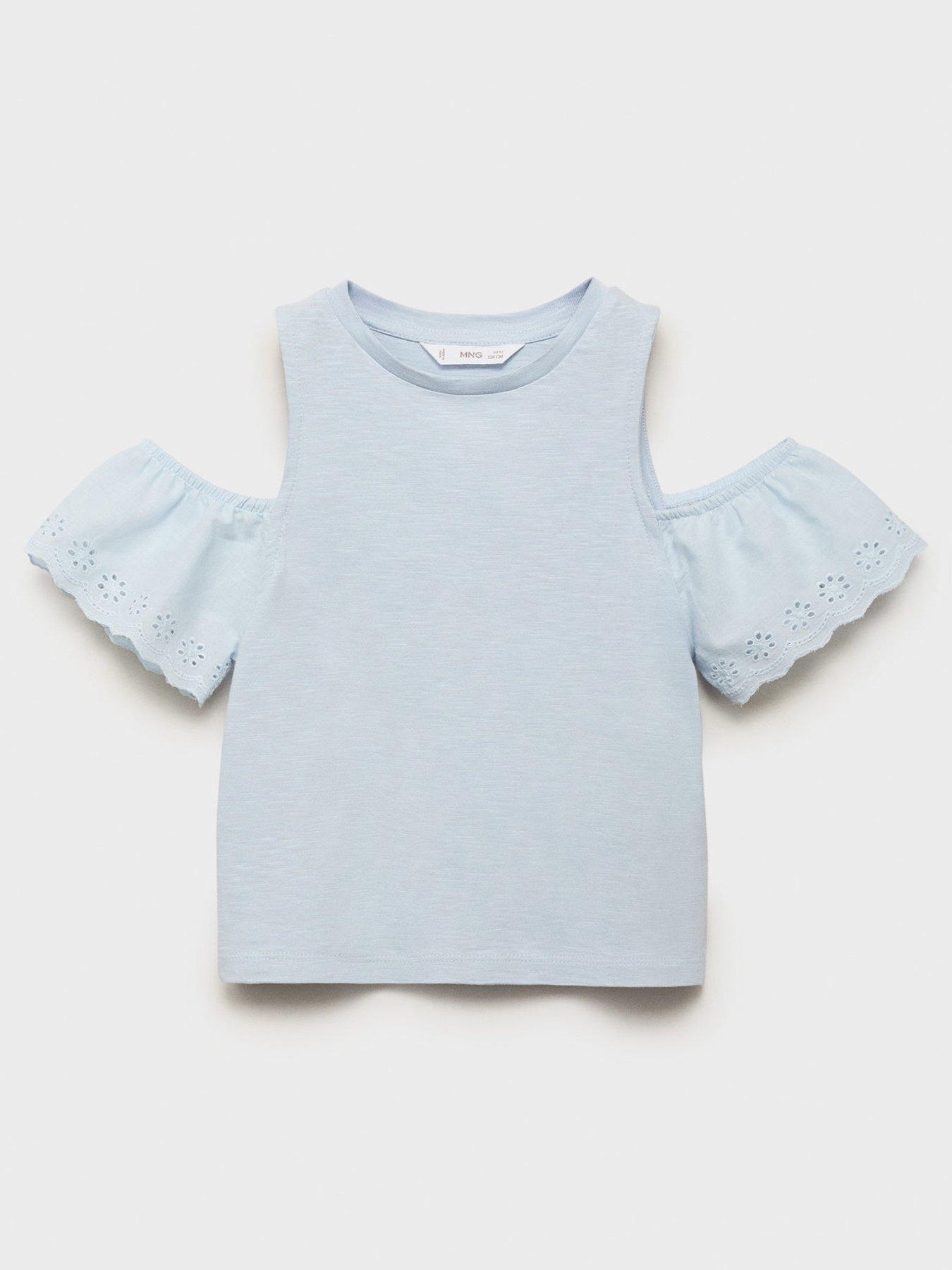 mango-girls-frill-cold-shoulder-t-shirt-light-bluefront