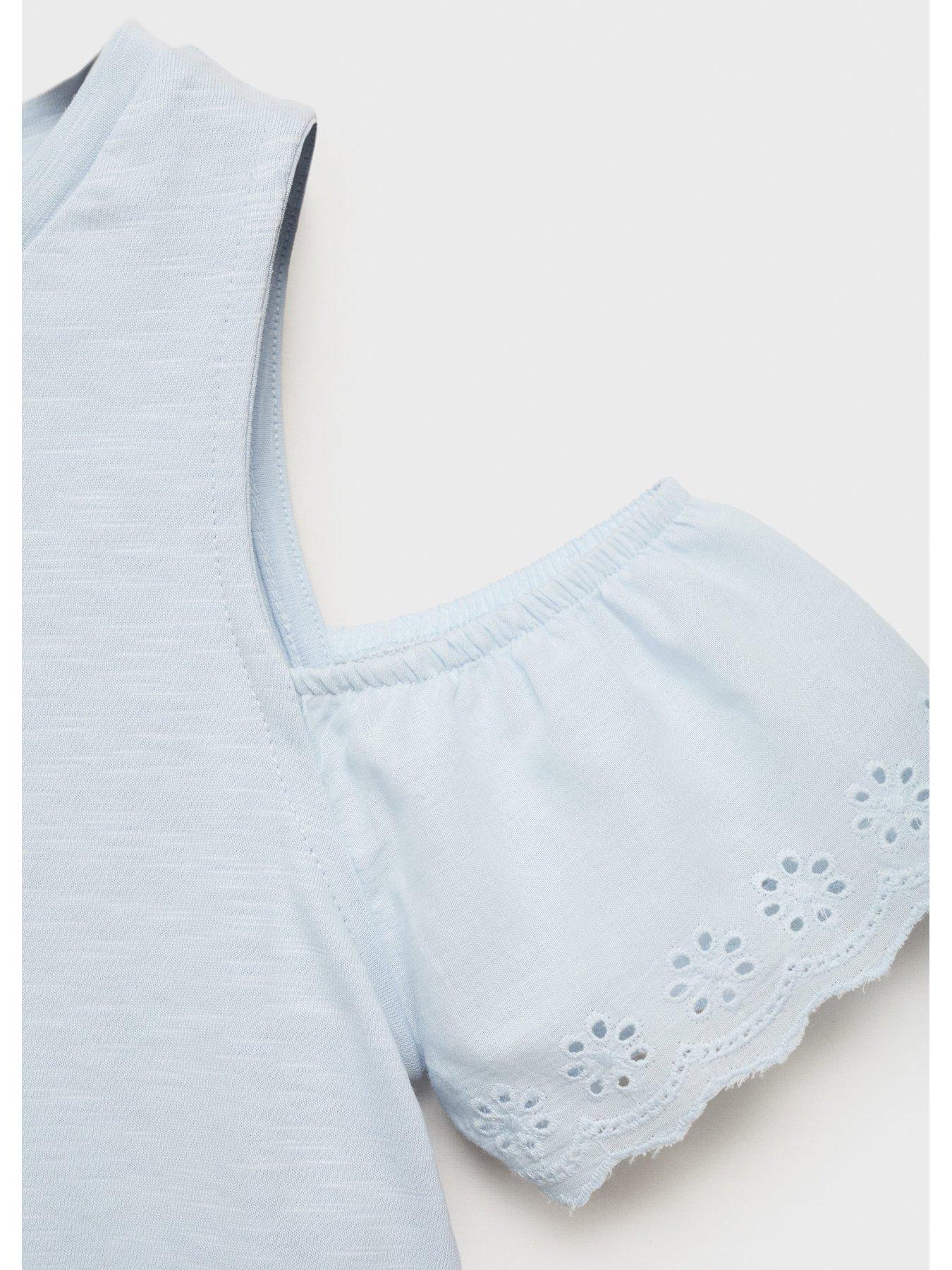 mango-girls-frill-cold-shoulder-t-shirt-light-bluedetail