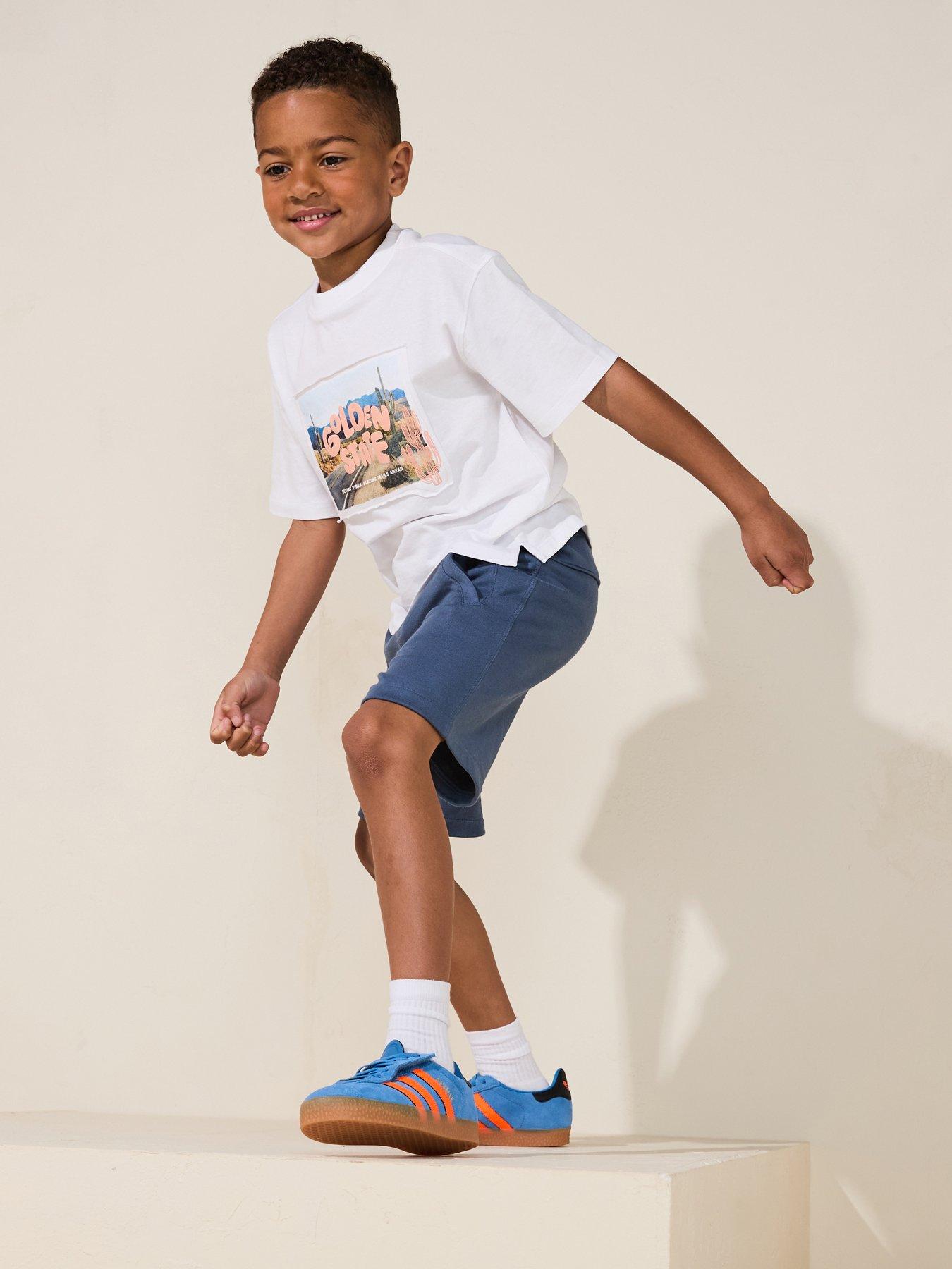 Image of Mango Boys Sweat Shorts - Blue