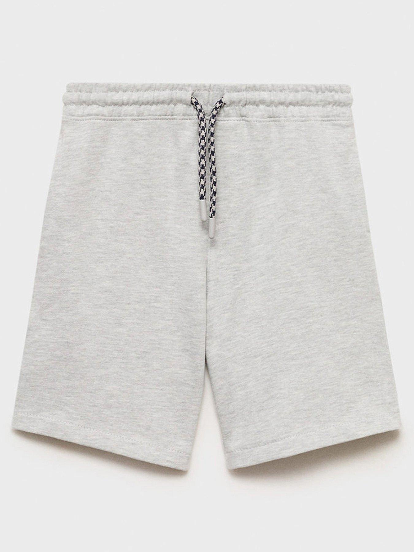 Mango Boys Longer Length Sweat Shorts - Grey