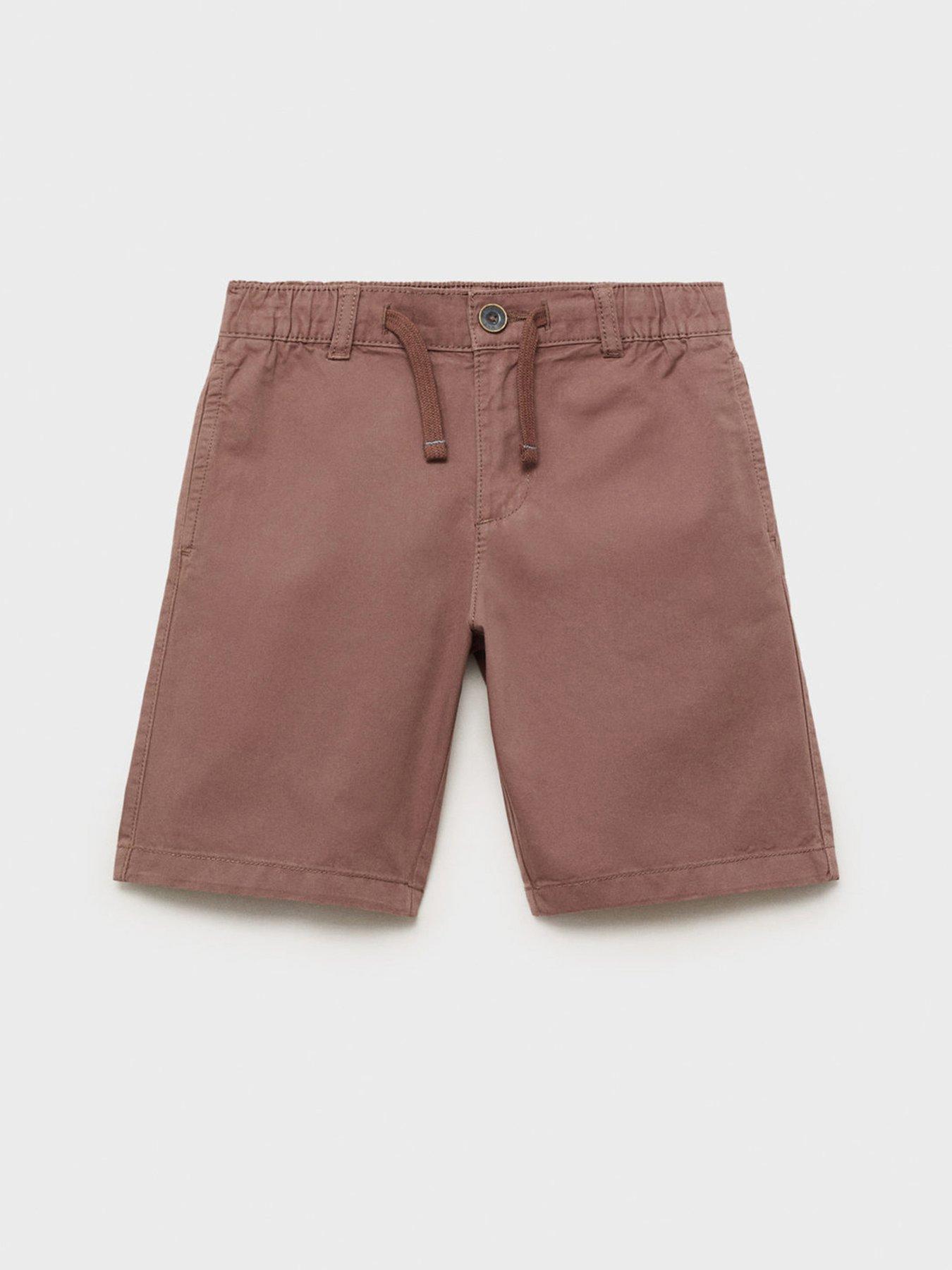 Image 2 of 5 of Mango Boys Bermuda Shorts - Red