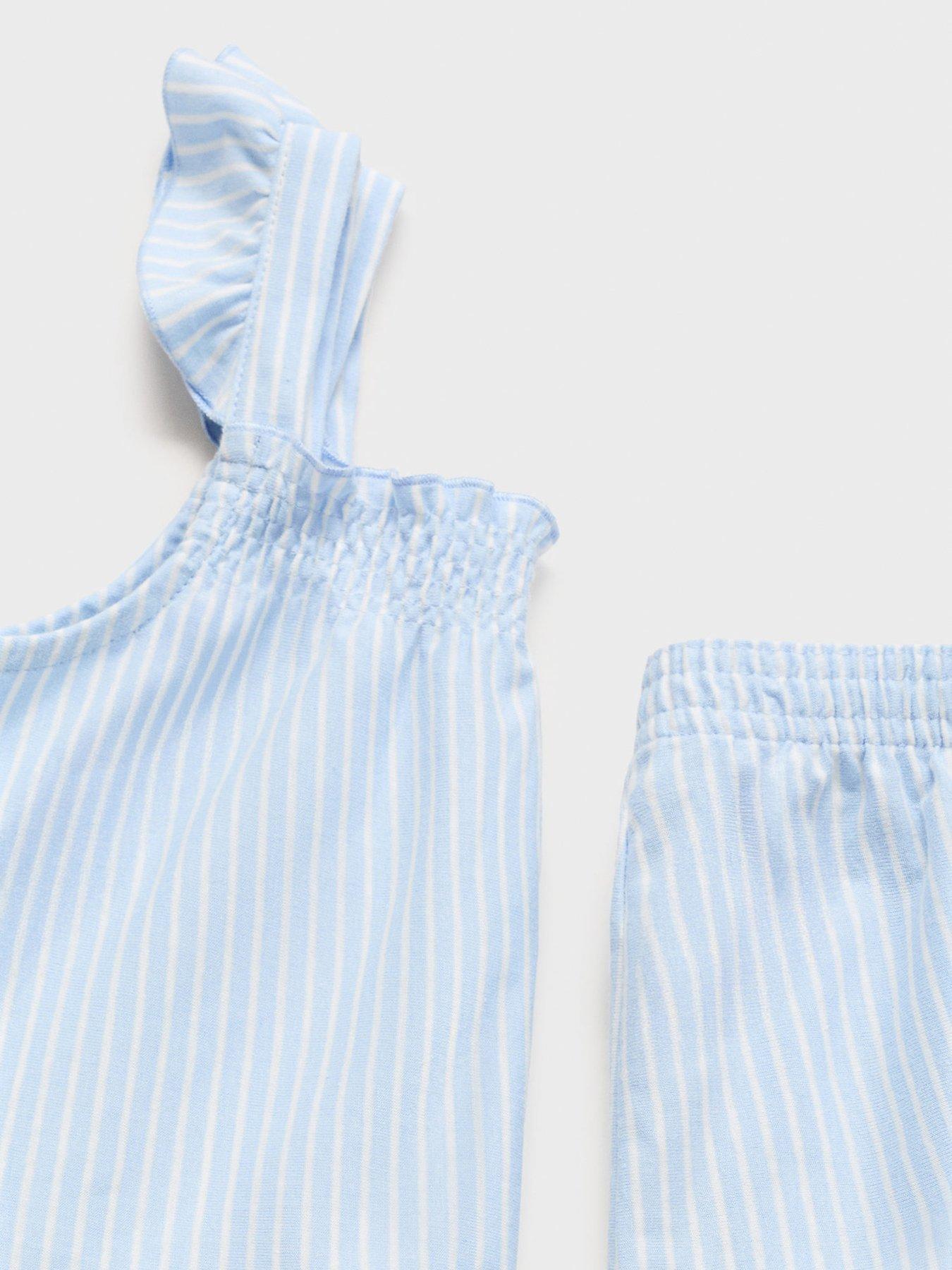 mango-younger-girls-stripe-shorty-pyjamas-blueoutfit