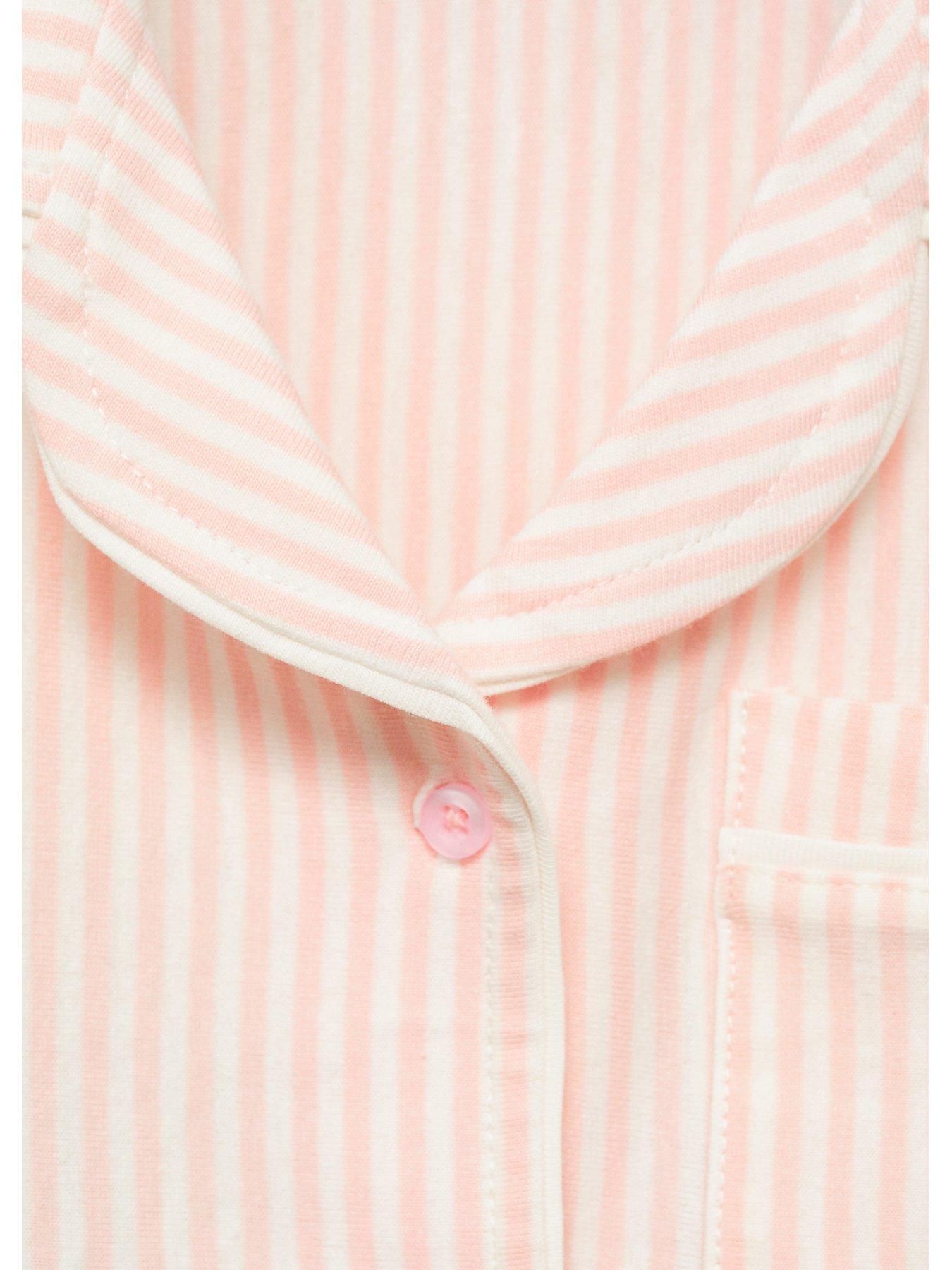 mango-younger-girls-stripe-button-through-short-pyjamas-pinkdetail