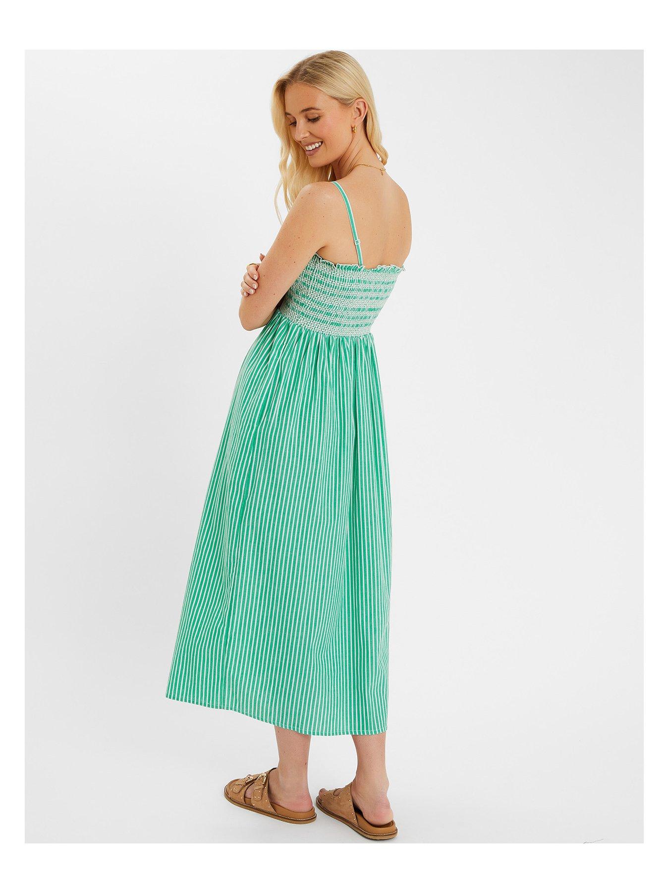 accessorize-stripe-palm-embroidered-midi-dress-greenstillFront