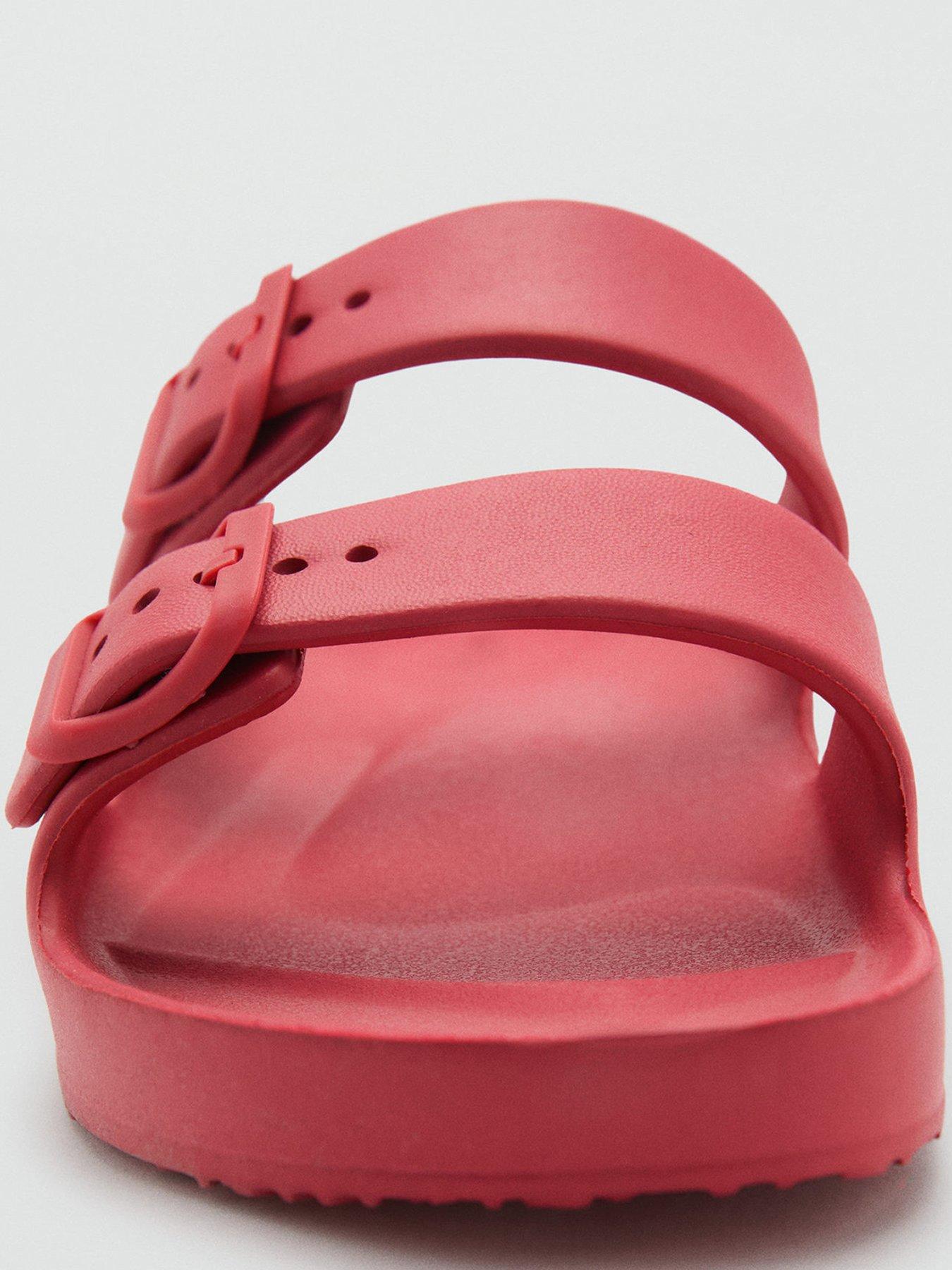 mango-girls-double-buckle-eva-sliders-red-redoutfit