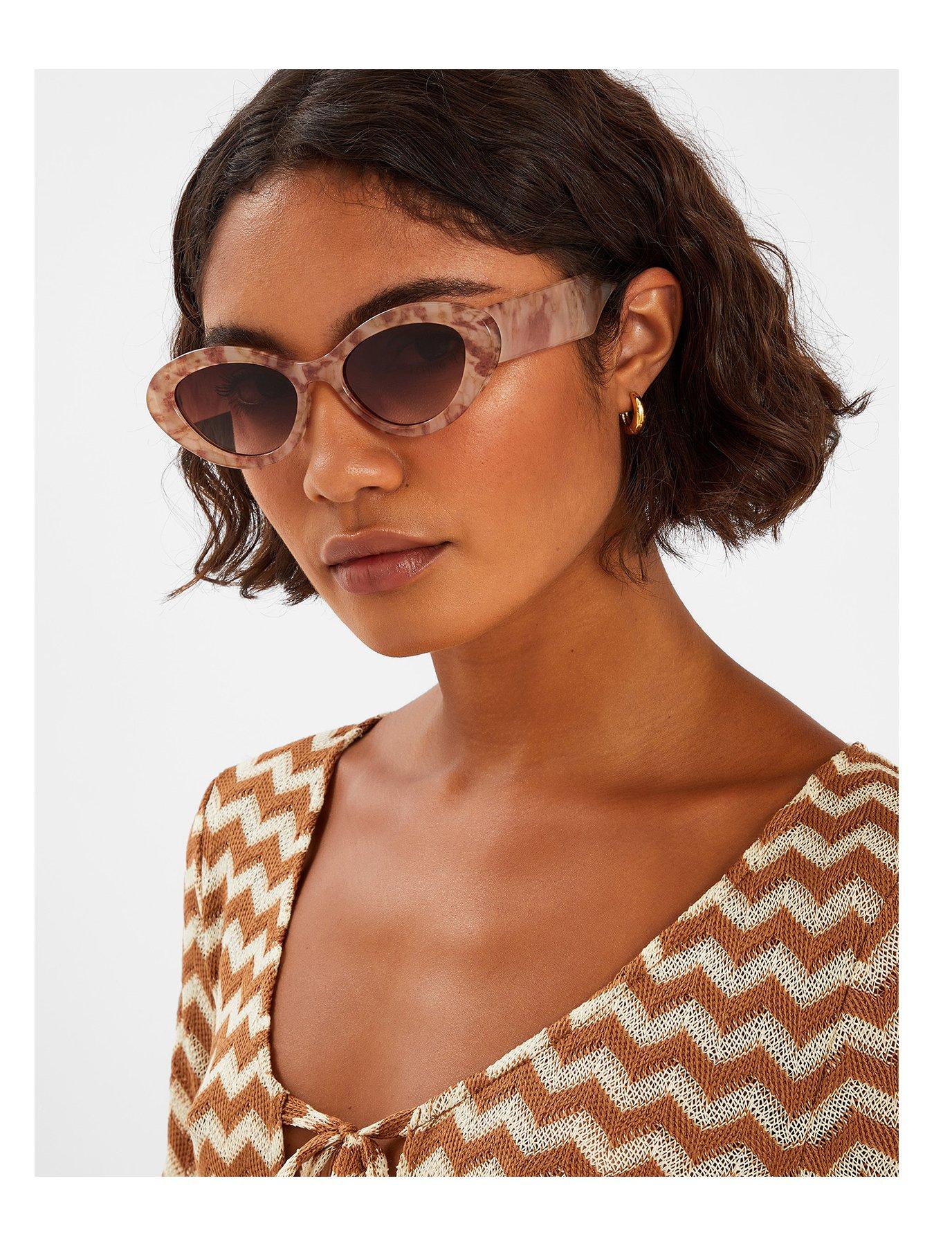 accessorize-marble-cateye-sunglasses--pinkstillFront