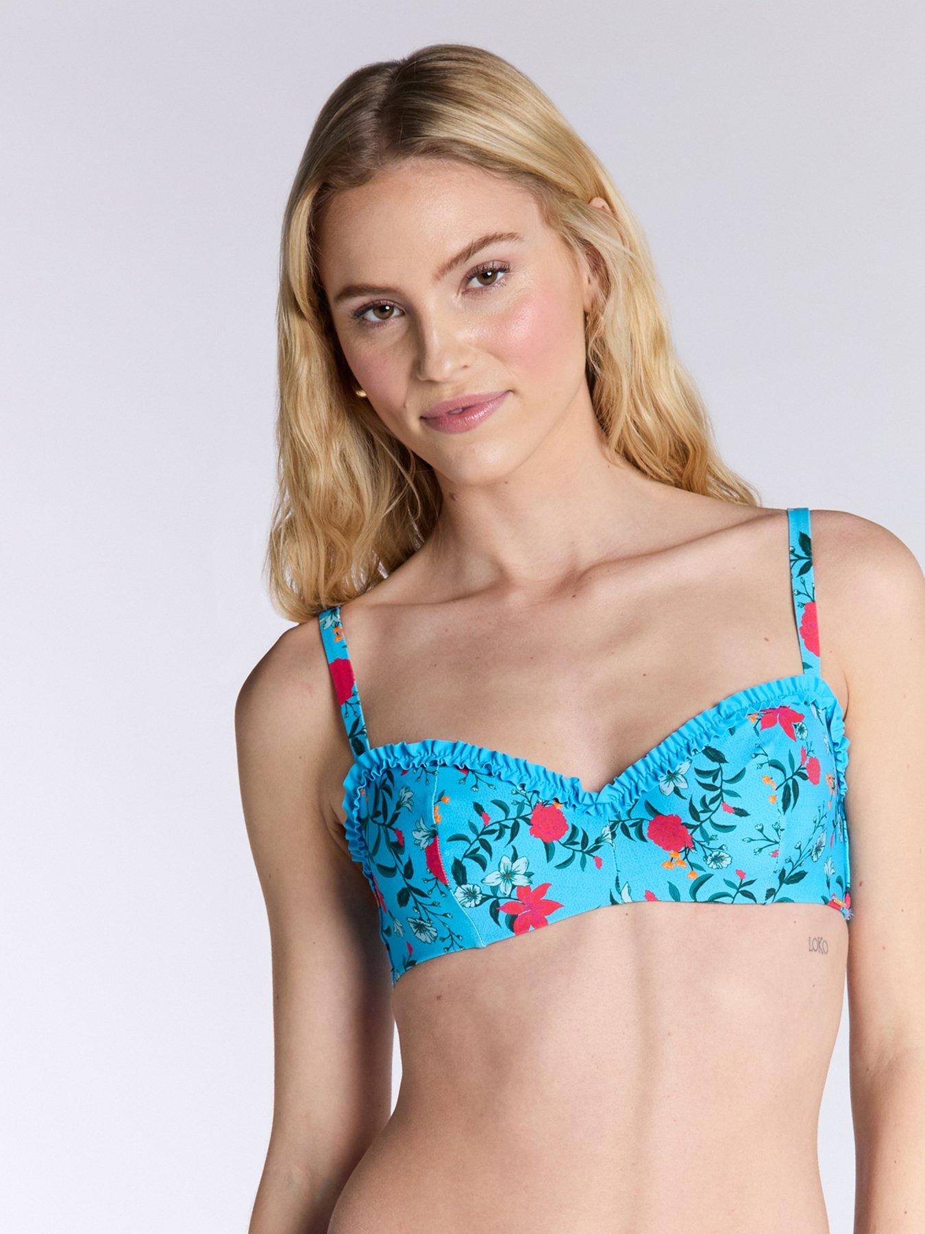 Boux Avenue Paradiso Balconette Bikini Top - Aqua