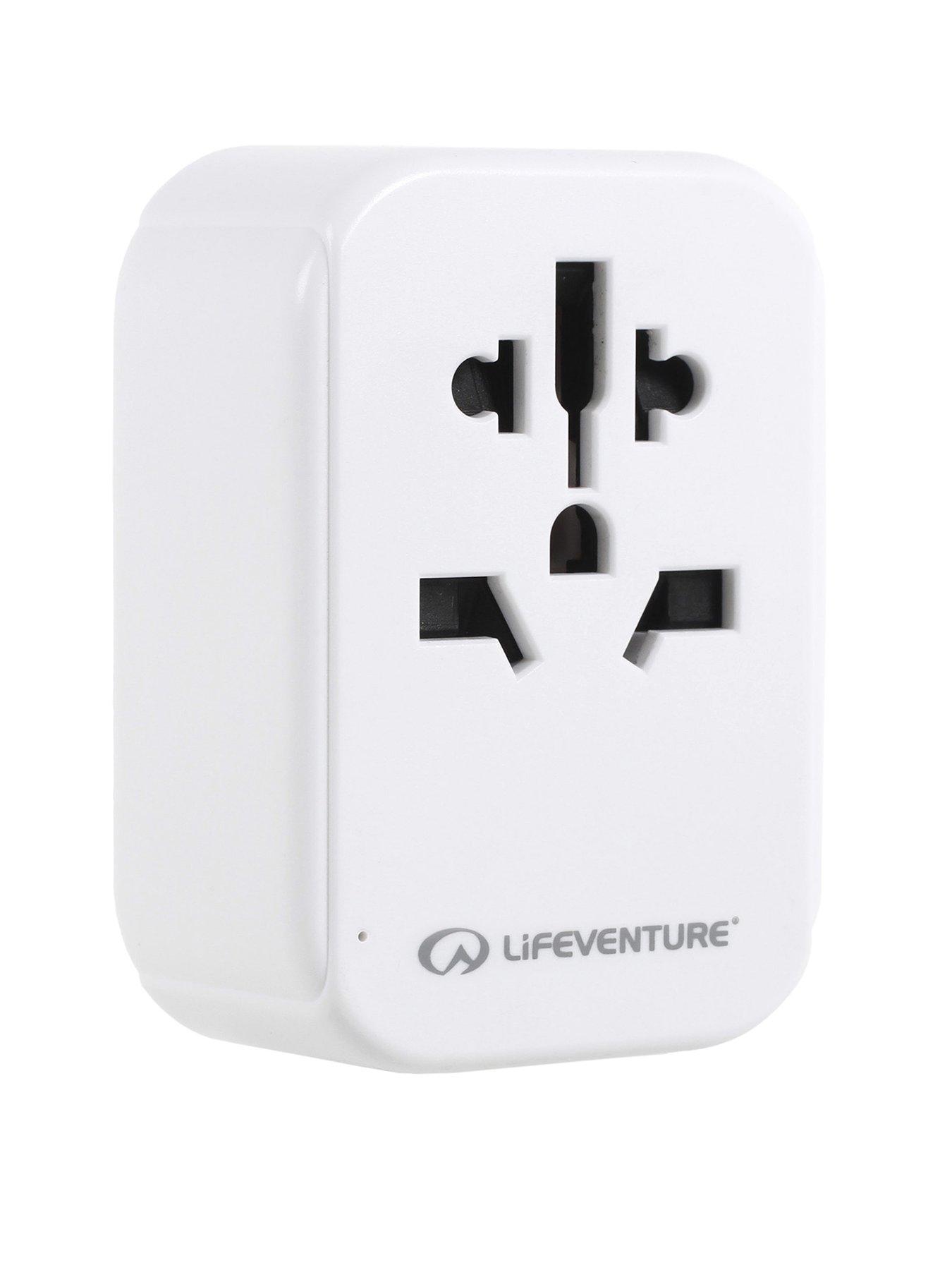 Image 1 of 7 of Lifeventure European Travel Adaptor with USB + USB C