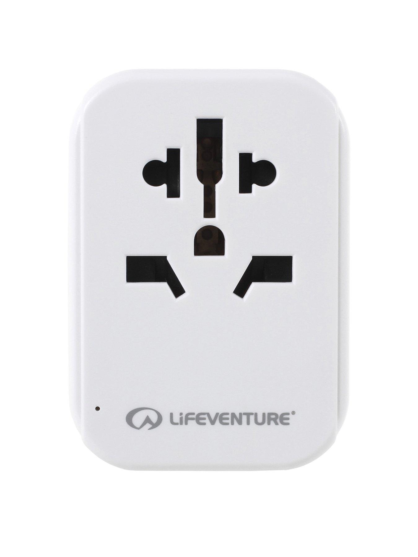 Image 2 of 7 of Lifeventure European Travel Adaptor with USB + USB C