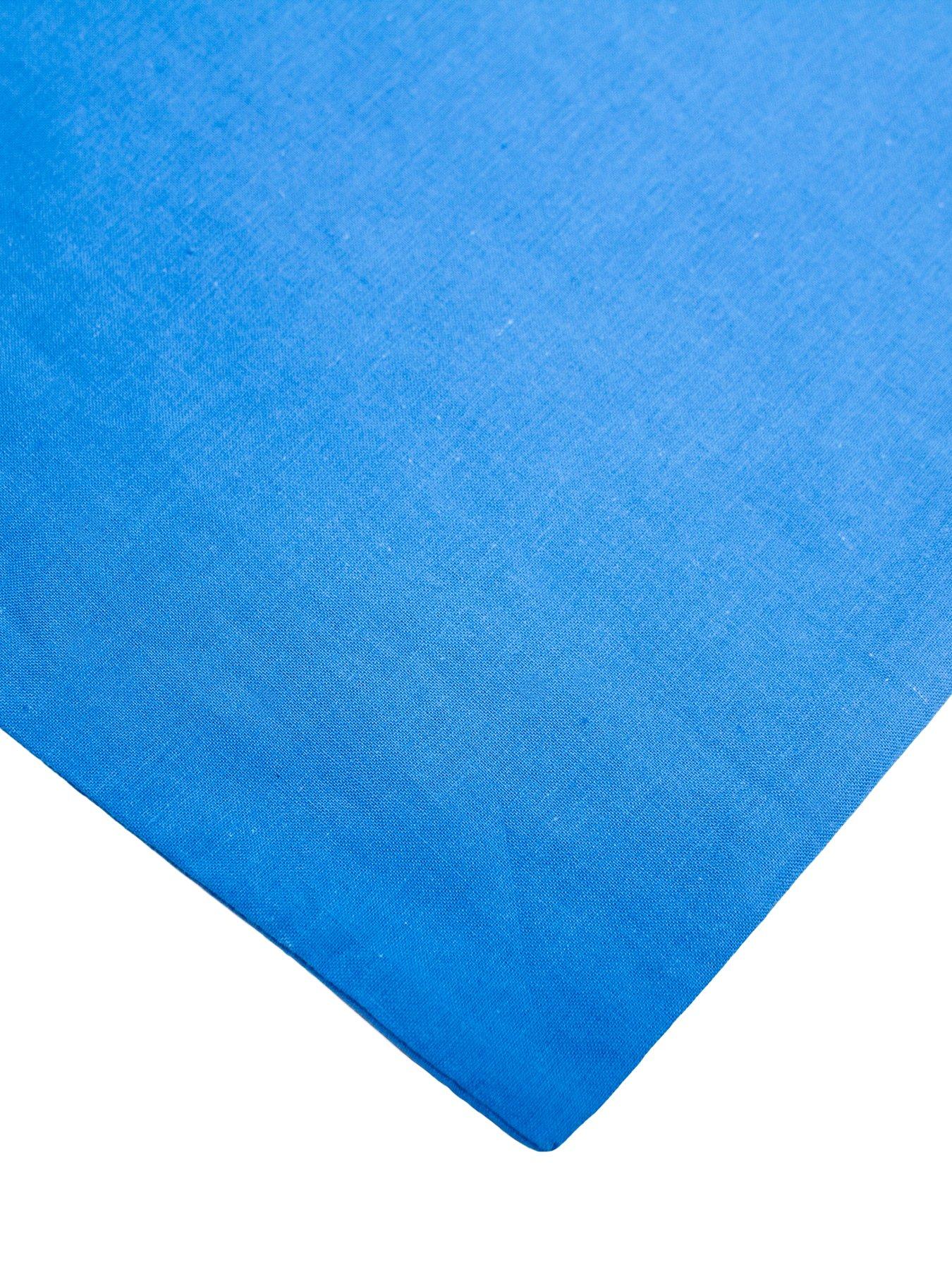 Image 6 of 7 of Lifeventure Rectangular Cotton Sleeping Bag Liner&nbsp;-&nbsp;Blue