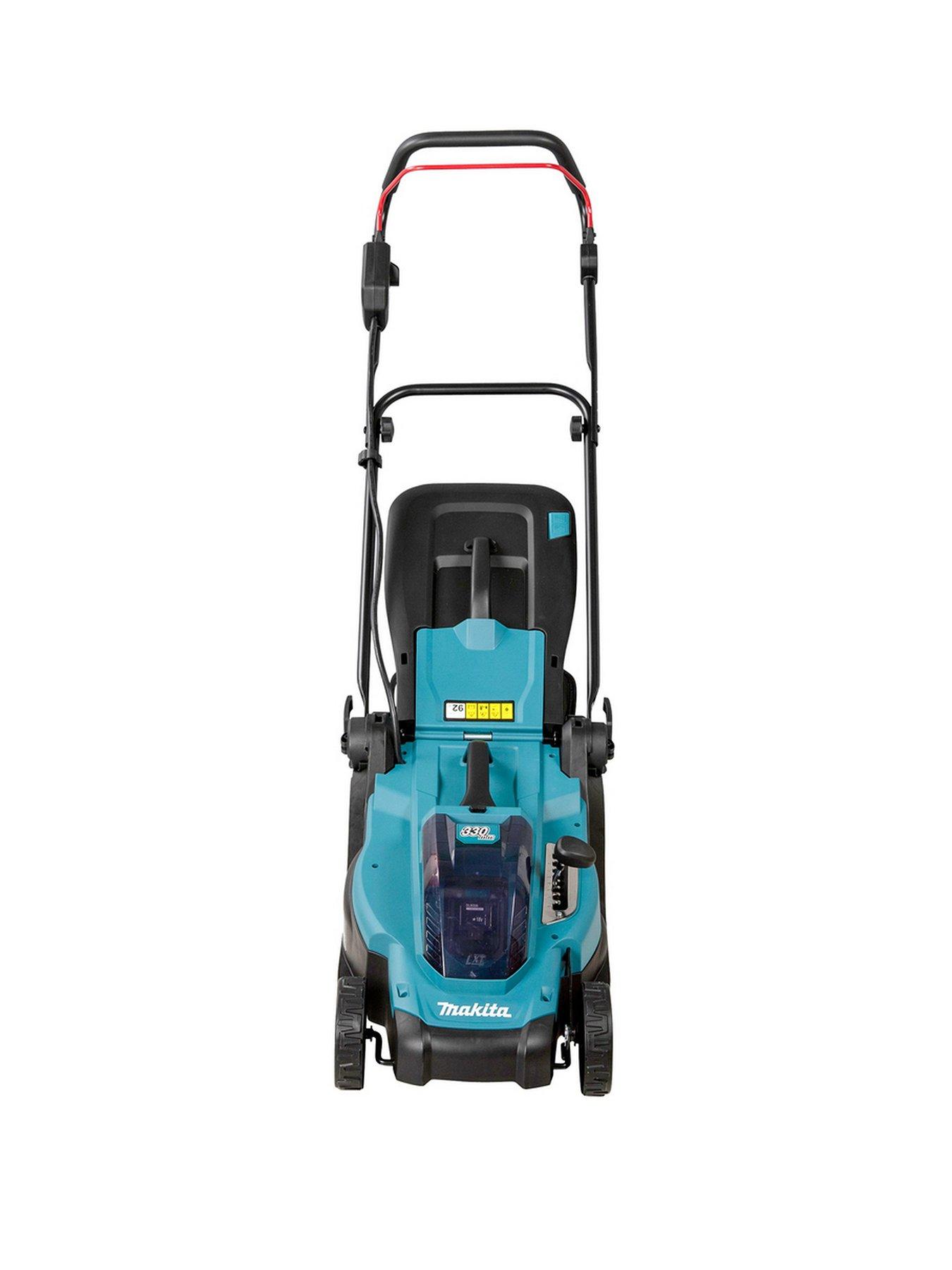 Image of Makita 18V 33cm Lawn Mower 1 X 5Ah Battery  &  Fast Charger (16Kg)