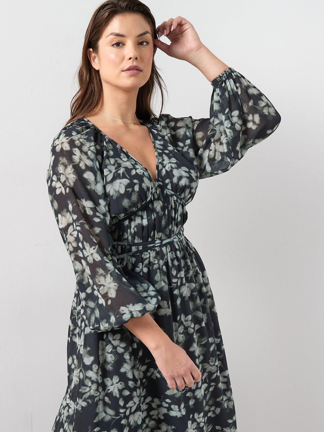 v-by-very-curve-waist-detail-woven-midi-dress-printoutfit