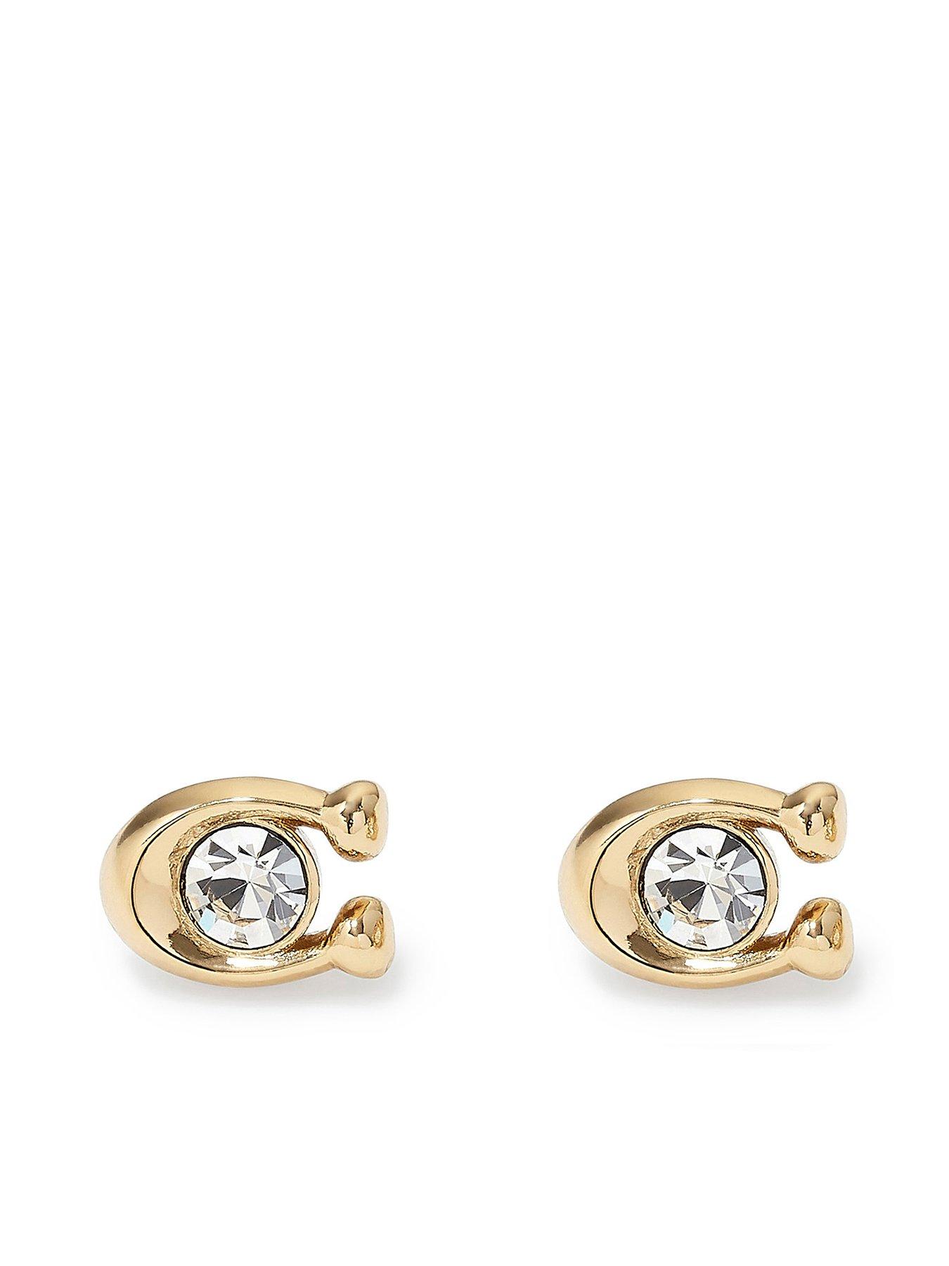 coach-signature-stone-stud-earrings-goldfront