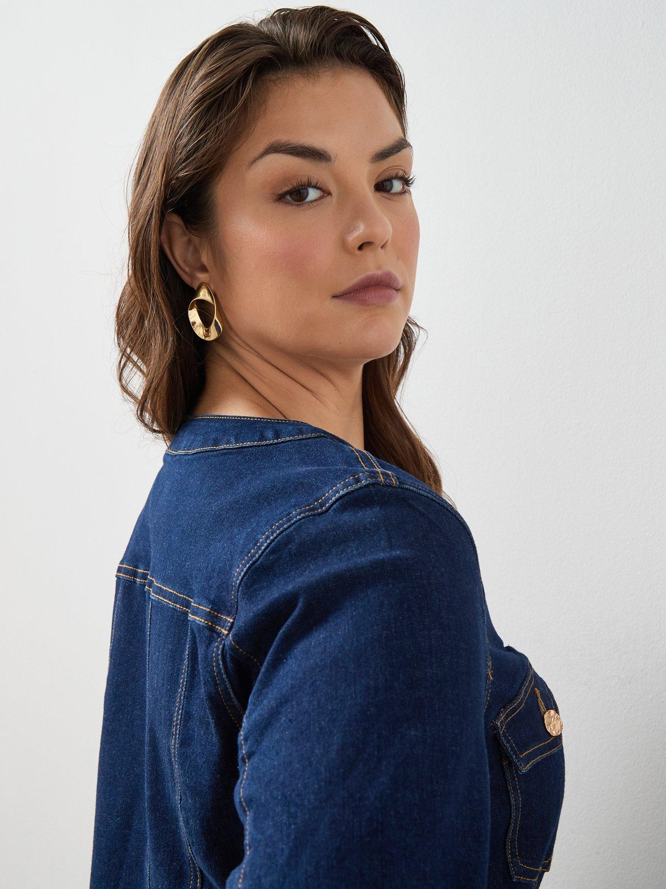 The Very Collection Curve Seam Detail Denim Dress | Very Ireland