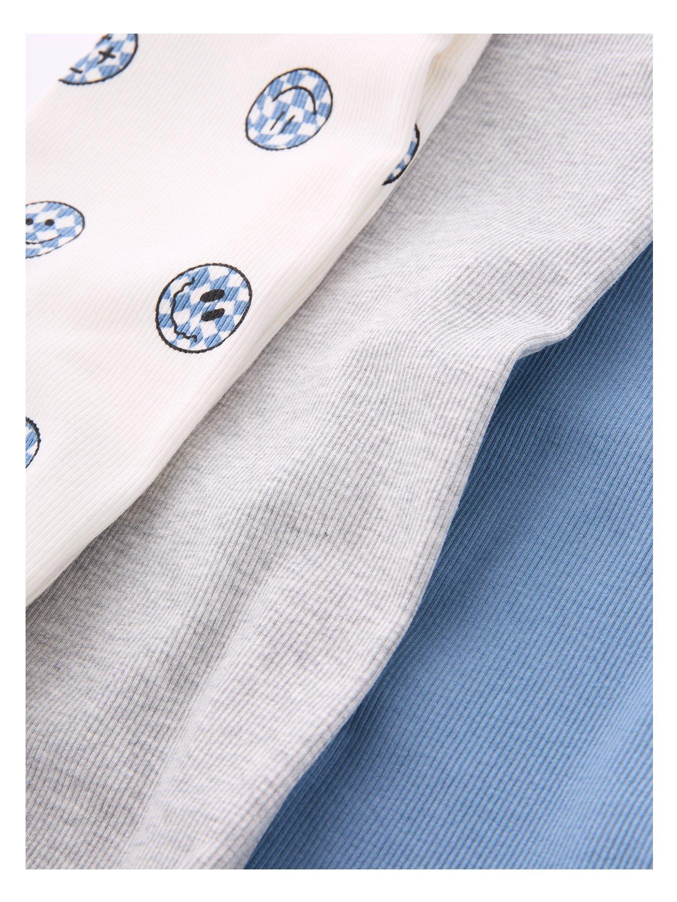 Image 2 of 4 of Mini V by Very Boys 3 Pack Ribbed Leggings - Multi