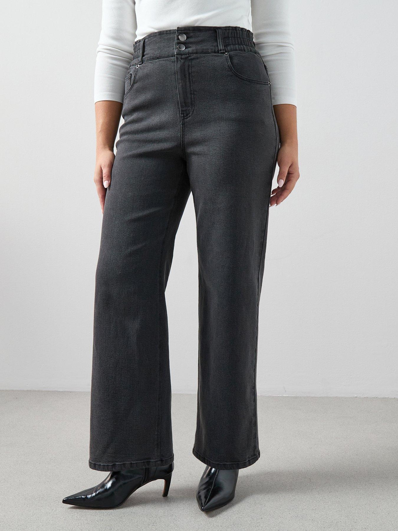 v-by-very-curve-elasticated-waist-wide-leg-jean-grey