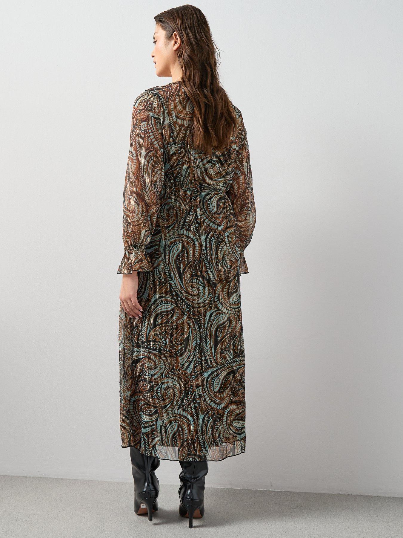 the-very-collection-curve-ruffle-v-neck-midi-dress-printstillFront