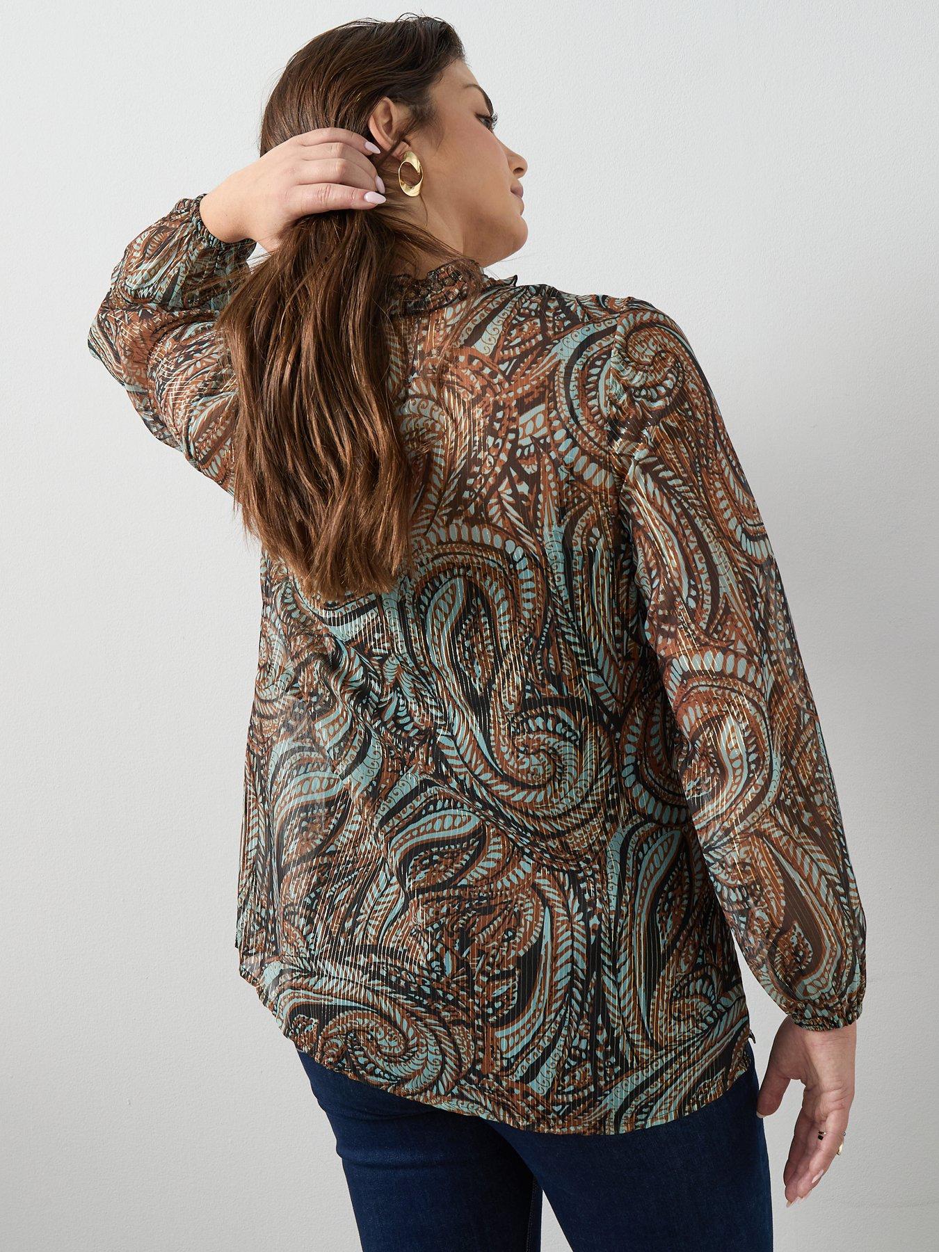the-very-collection-curve-lurex-longline-blouse-printstillFront
