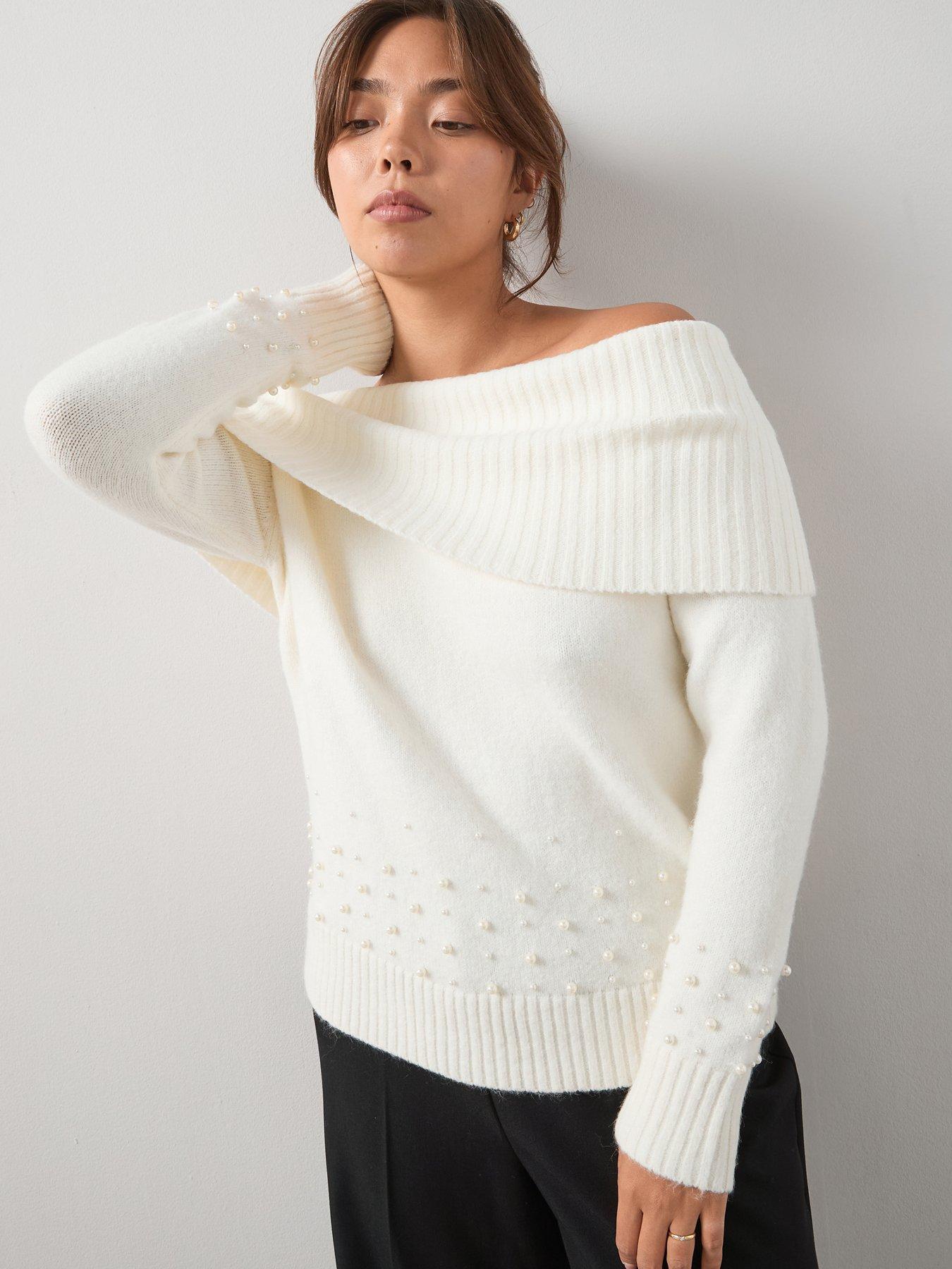 the-very-collection-curve-pearl-trim-off-shoulder-jumper-whiteback