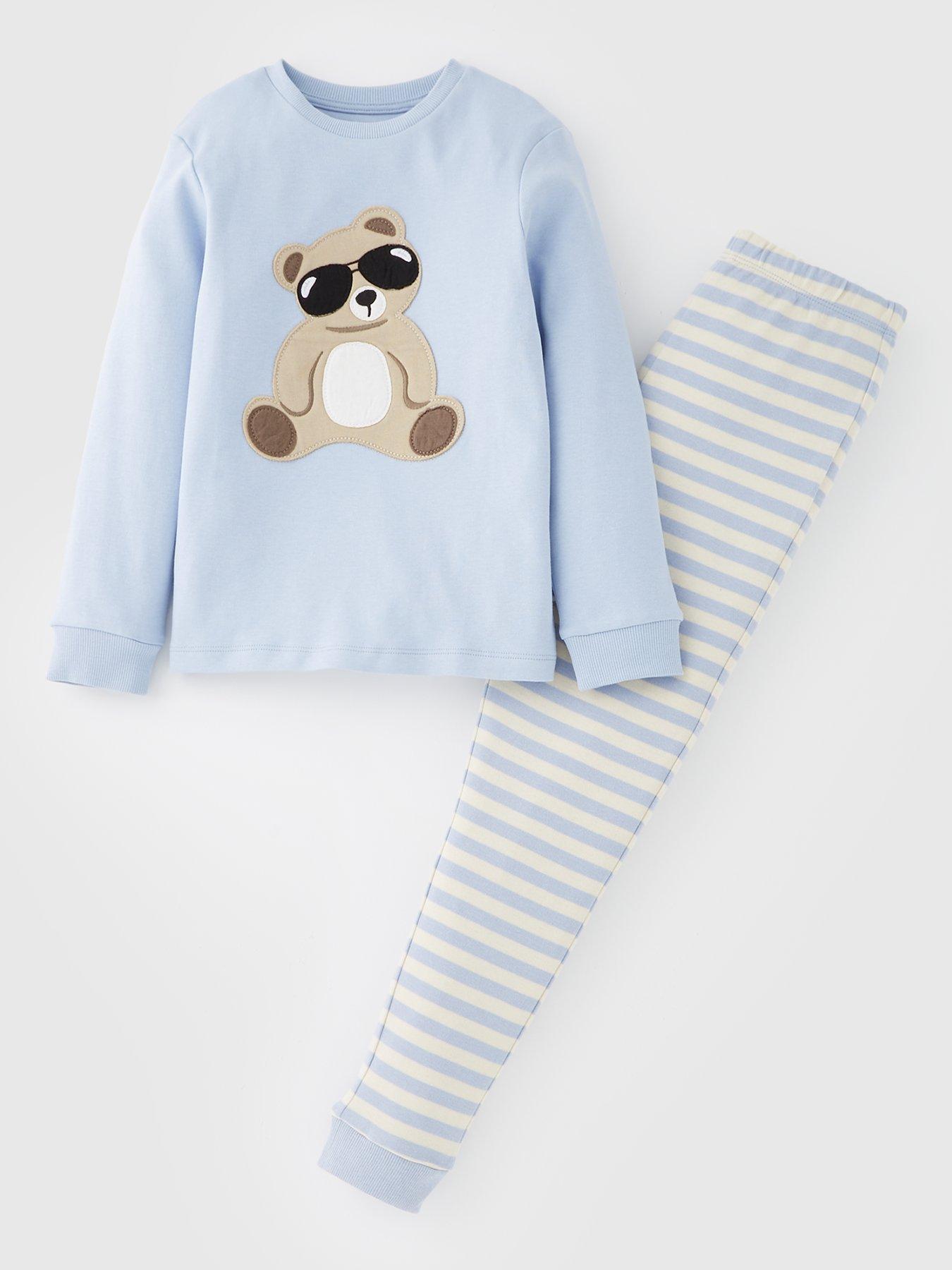 Mini V by Very Boys Bear Pyjama Set - Multi
