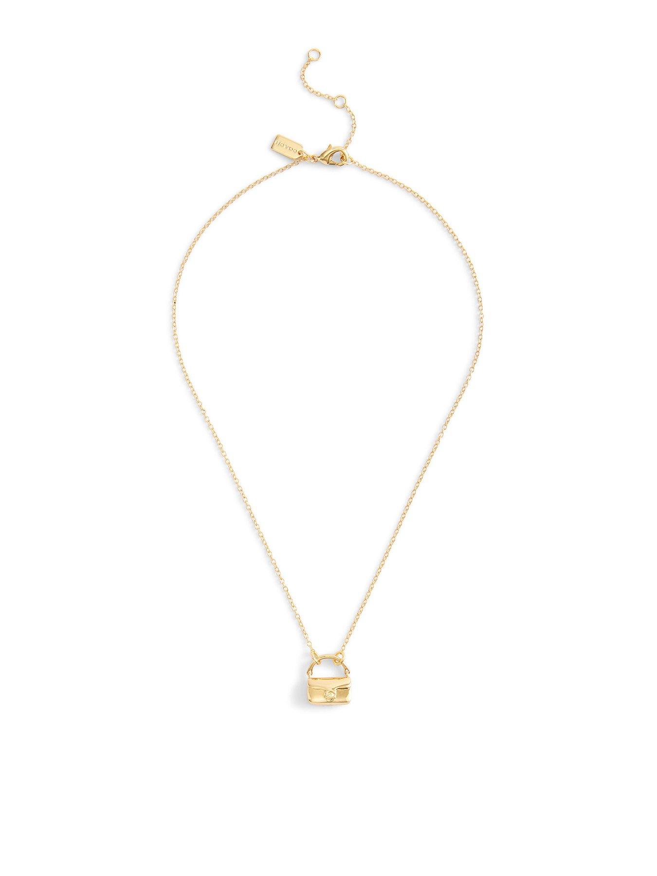 Image of COACH Tabby Short Pendant Necklace
