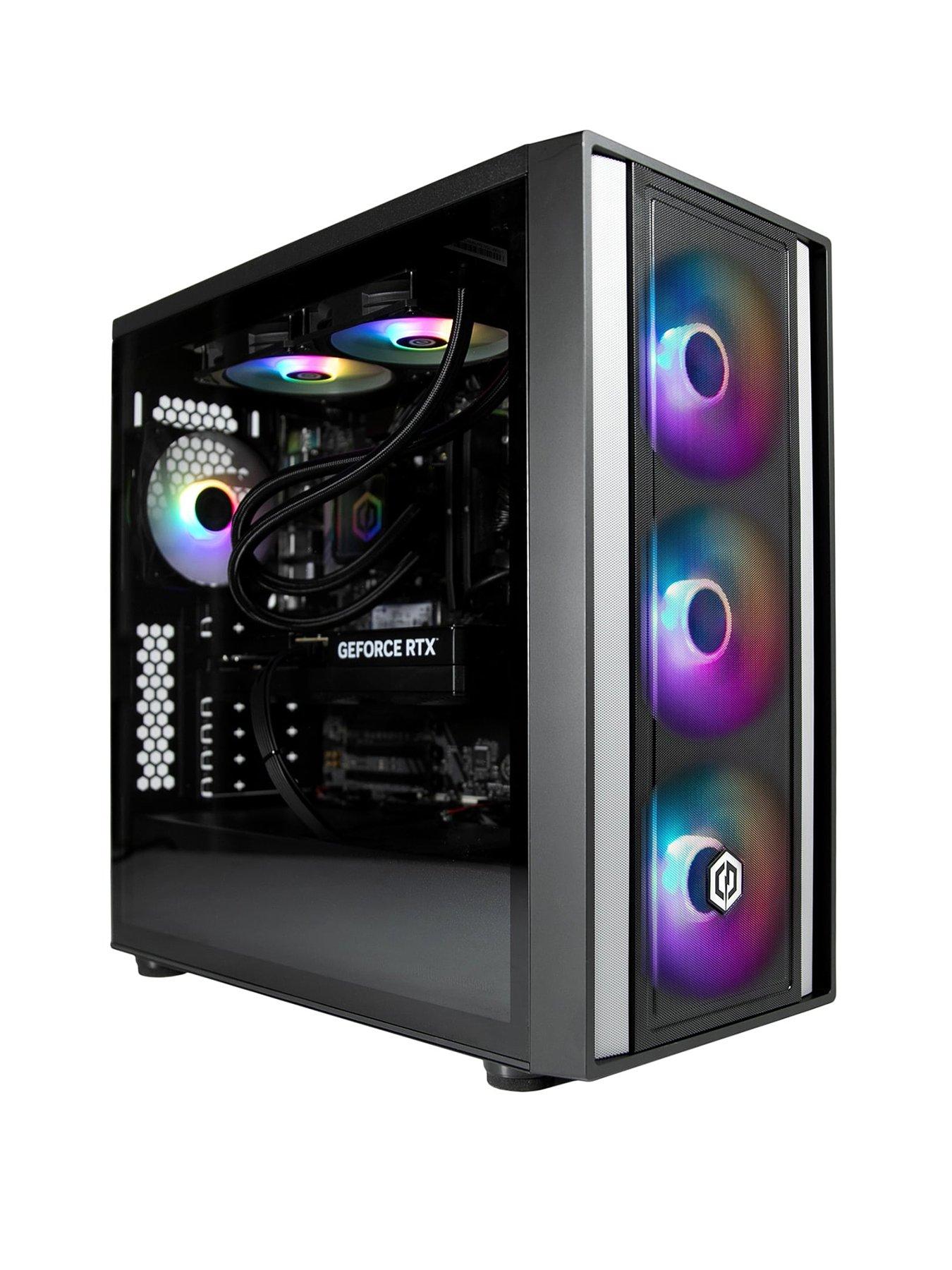 CyberPower PC MasterBox 600 Gaming Desktop - GeForce RTX 5070 Ti, AMD Ryzen 7, 32GB RAM, 1TB SSD