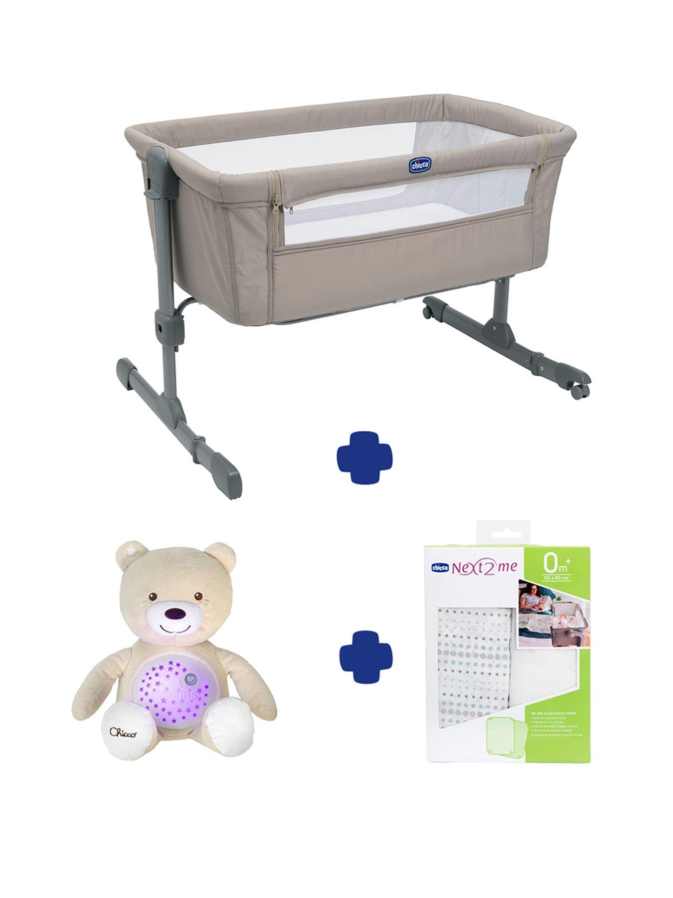 Image 1 of 6 of Chicco Next2Me Essential Crib Basic Bundle