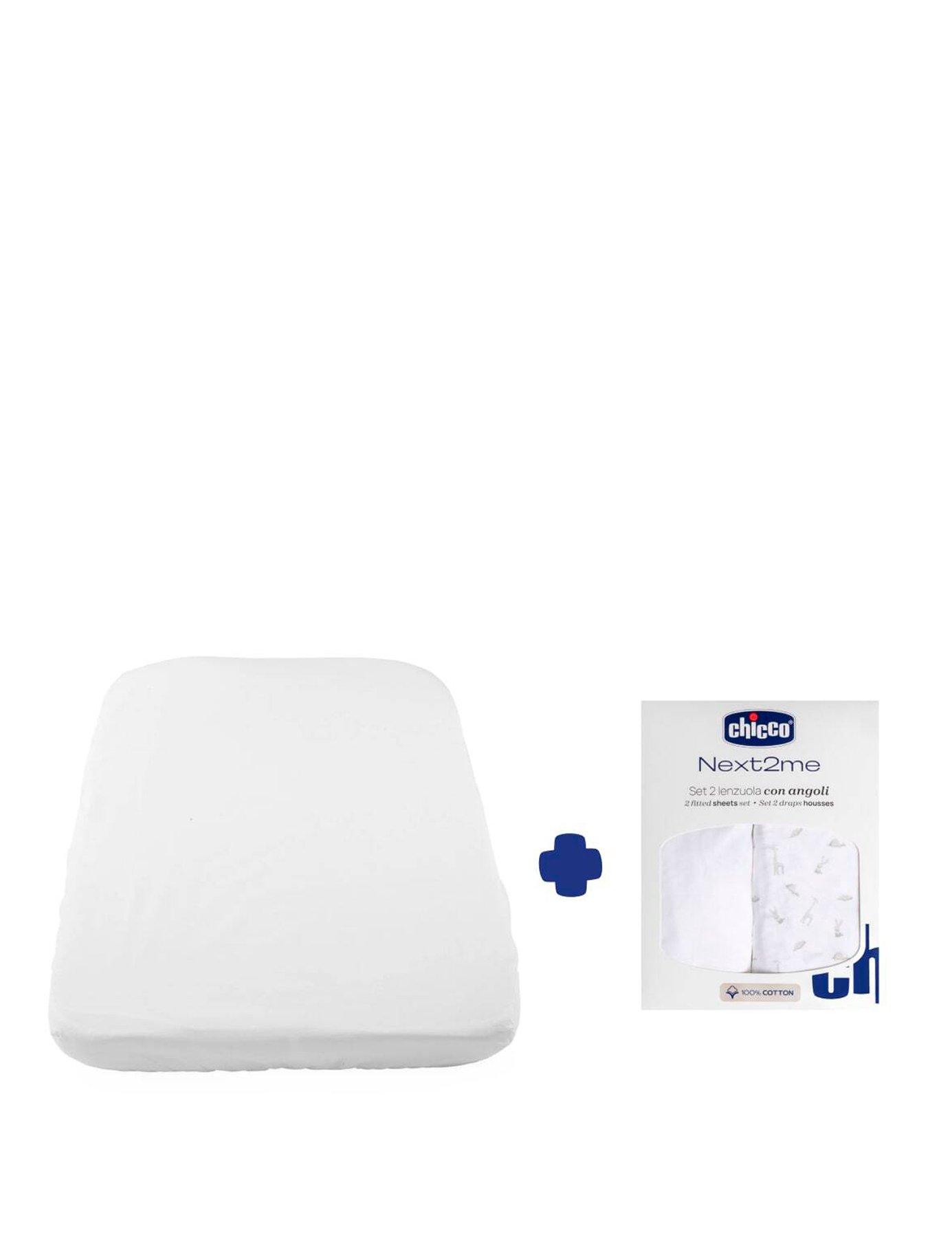 Image 1 of 6 of Chicco &nbsp;Next2Me Refresh Bundle, Replacement Mattress &amp; 2 Fitted Sheets, Air