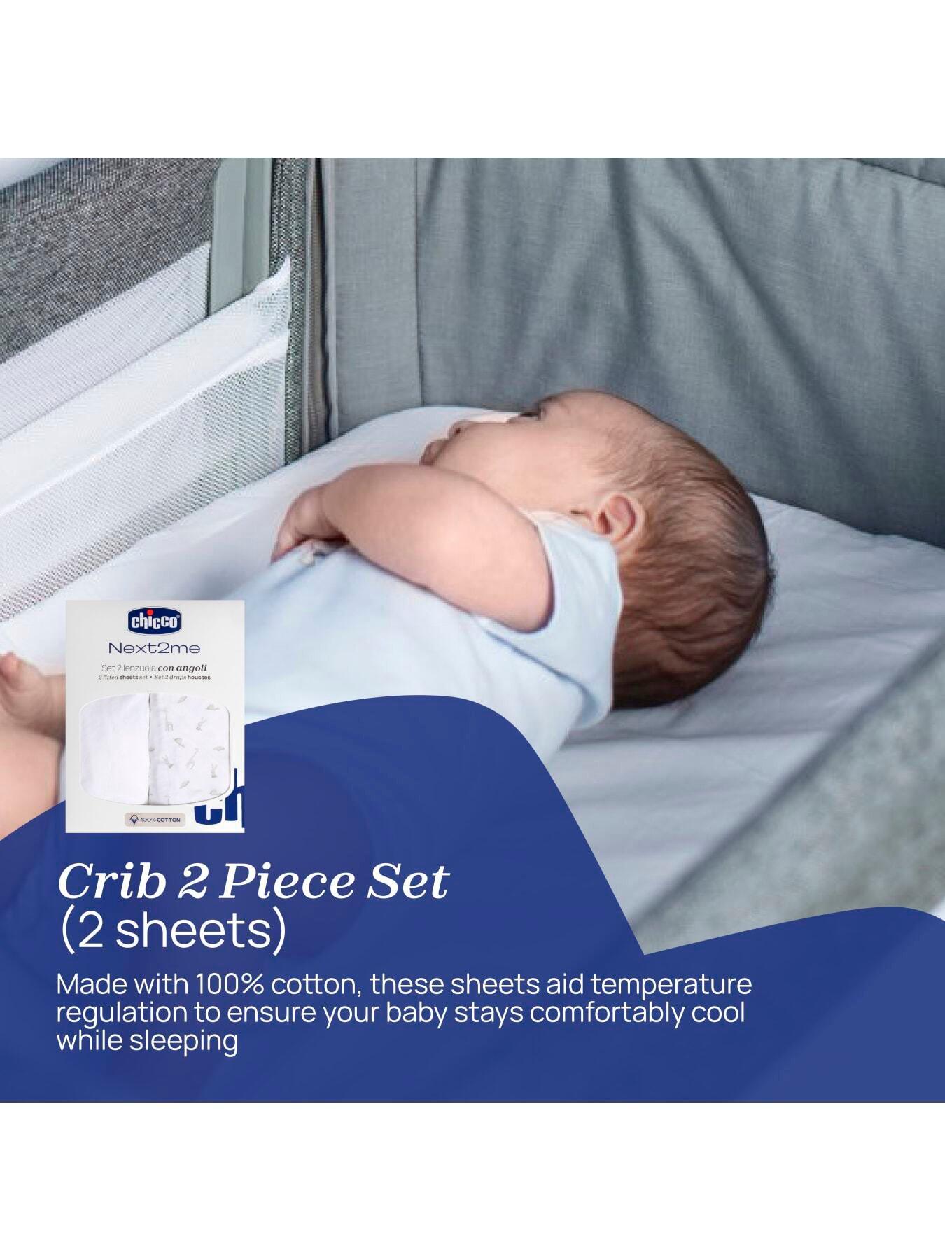 Image 5 of 6 of Chicco &nbsp;Next2Me Refresh Bundle, Replacement Mattress &amp; 2 Fitted Sheets, Air