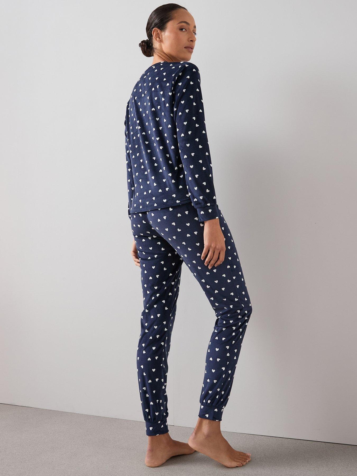the-very-collection-heart-print-velour-jogger-pj-set-setstillFront