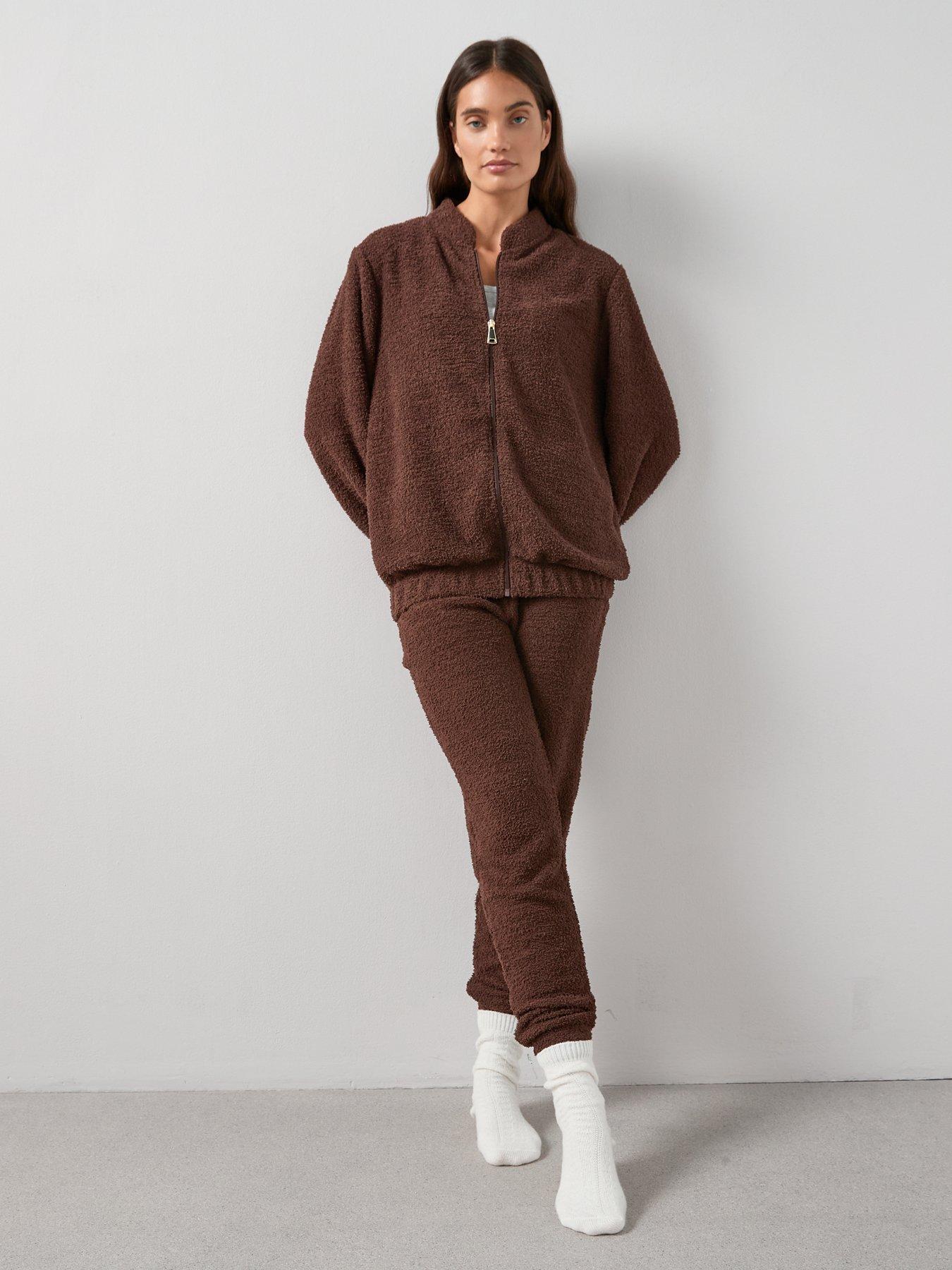 the-very-collection-zip-up-borg-bomber-and-jogger-loungewear-set-brownback