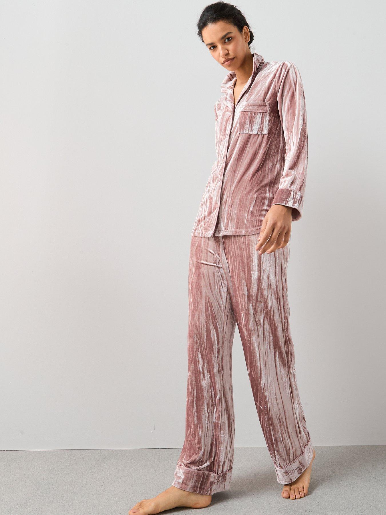 The Very Collection Crushed Velvet Revere Set - Pink