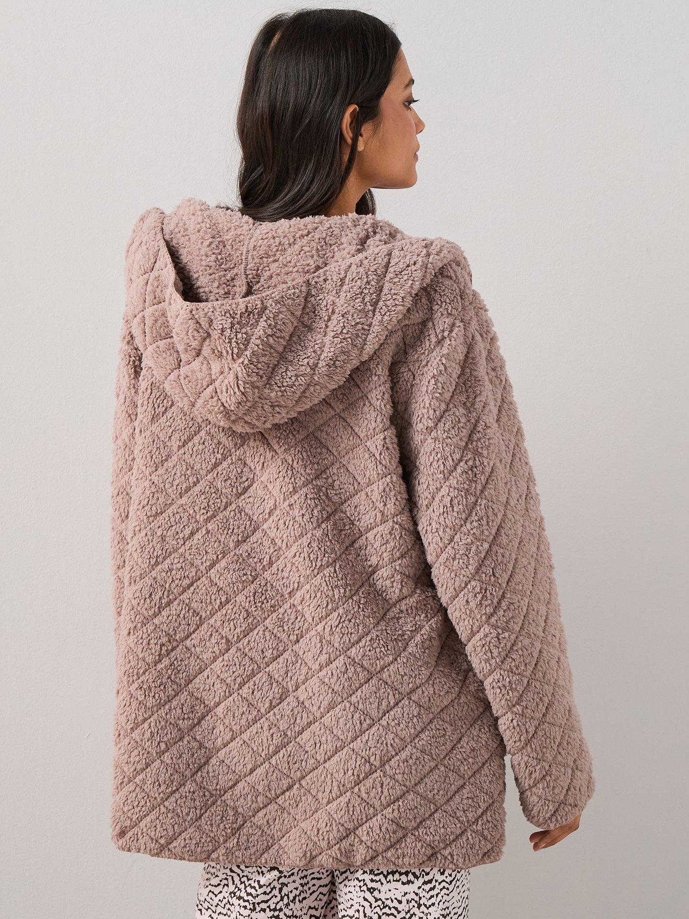 the-very-collection-quilted-borg-cardigan-brownstillFront