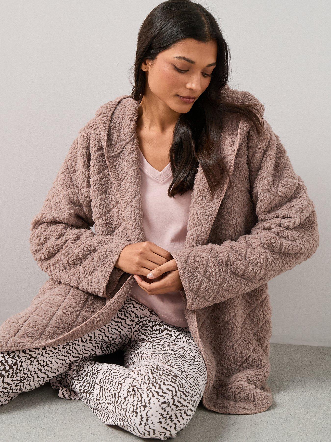 the-very-collection-quilted-borg-cardigan-brownoutfit