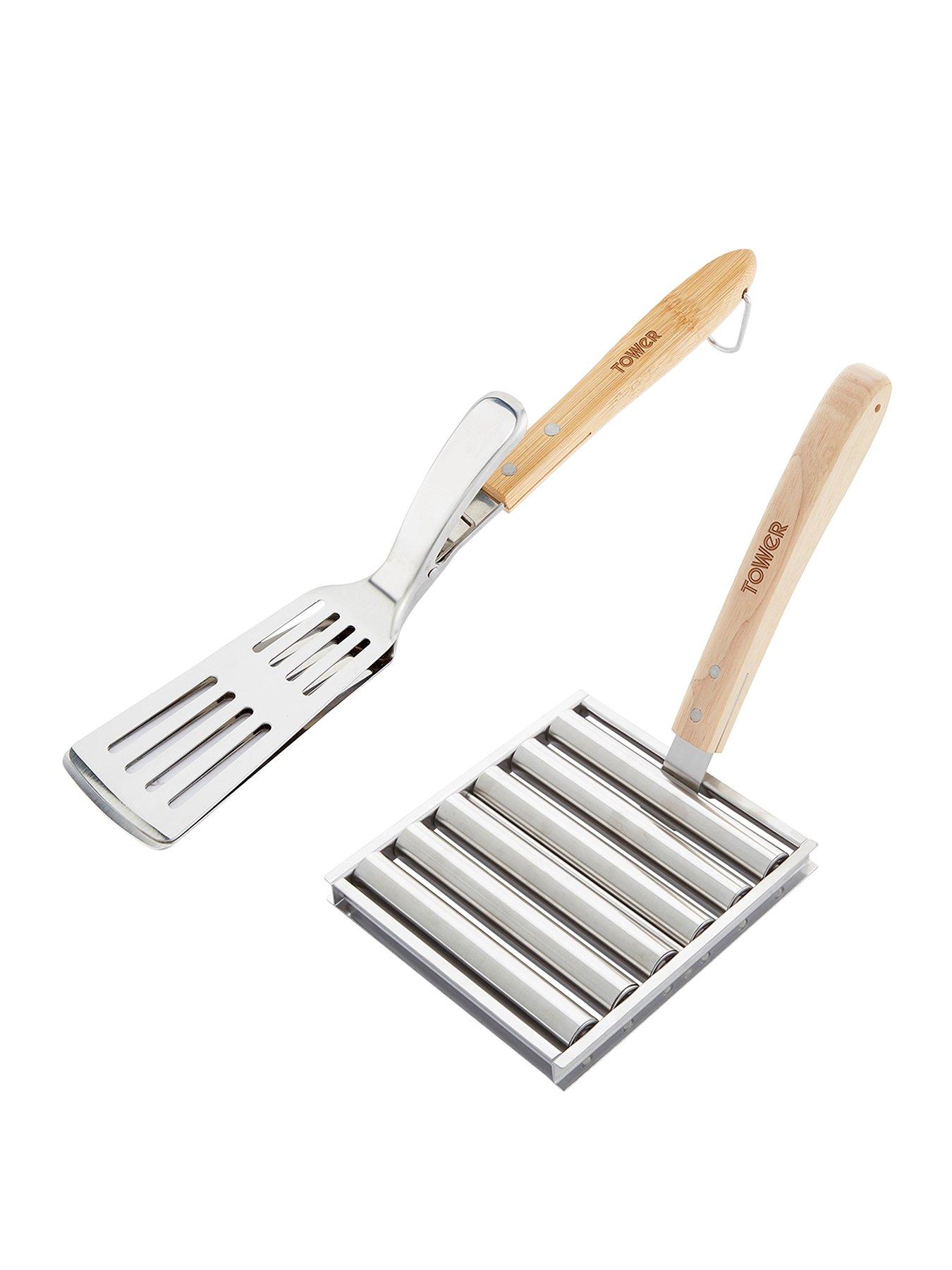 tower-multi-function-spatula-and-hot-dog-roller-burger-and-hot-dog-bundle