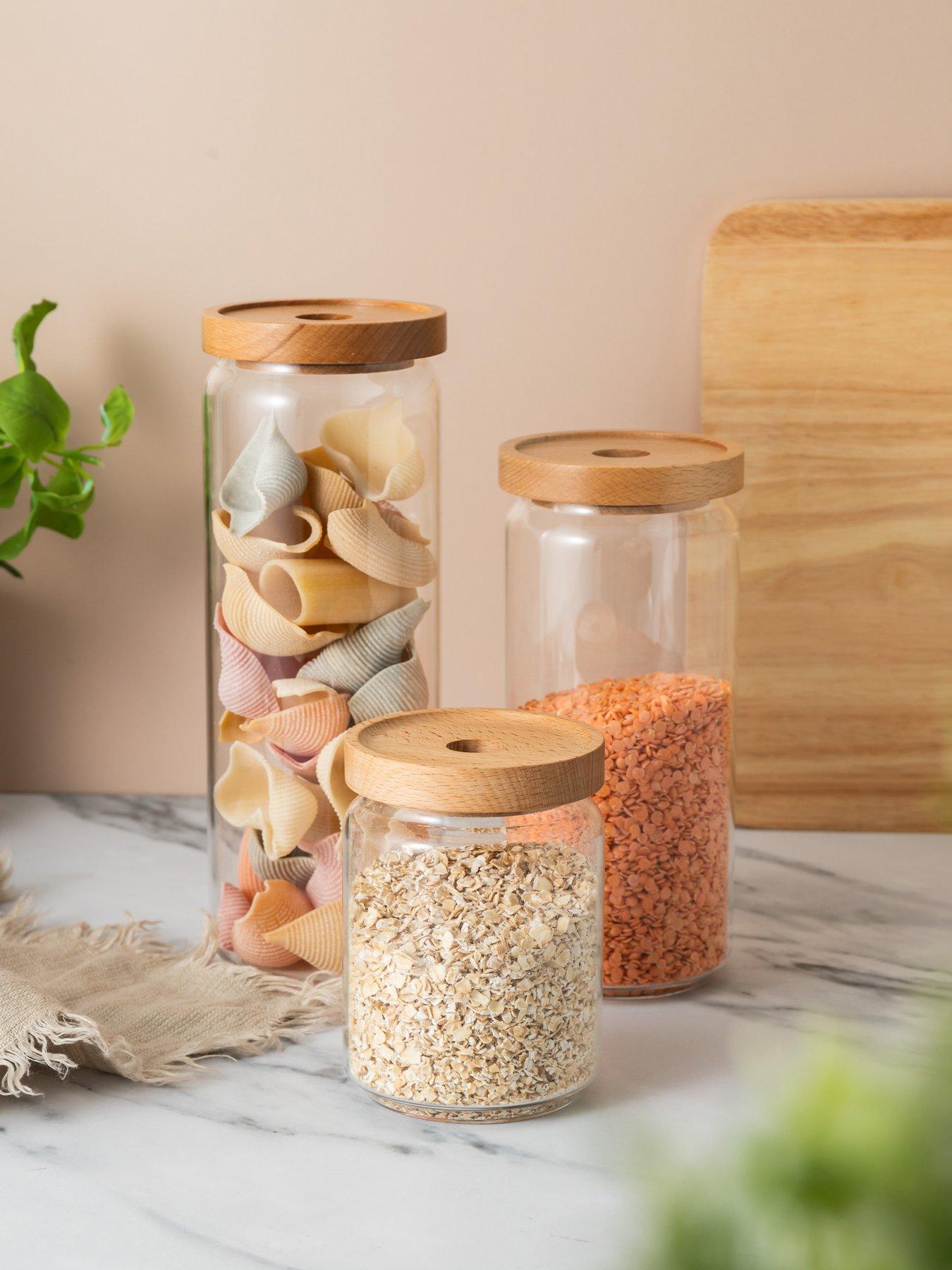 kitchencraft-idilica-set-of-3-glass-storage-jars