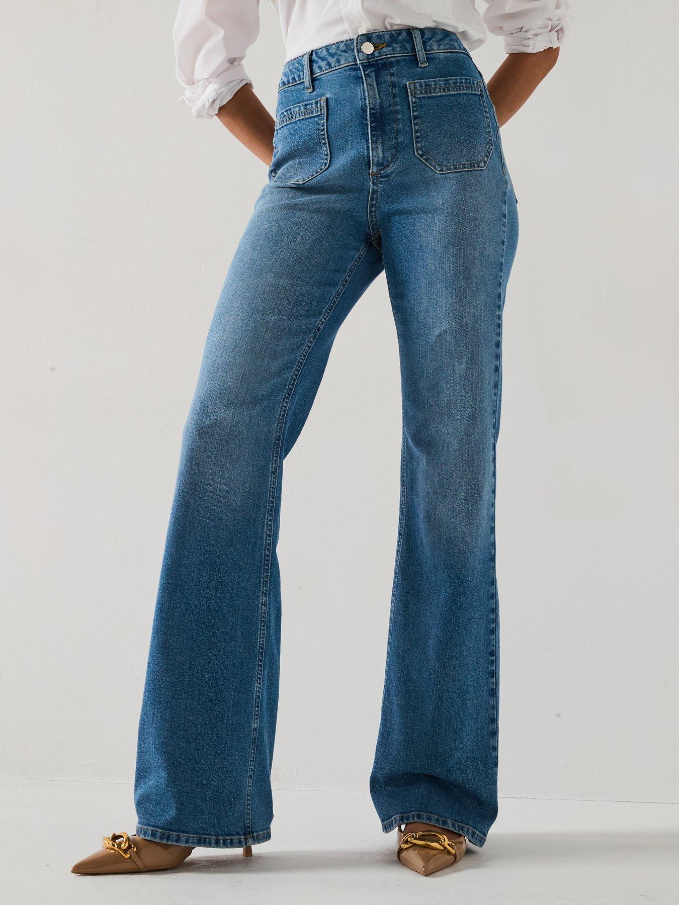 the-very-collection-flare-jeans-with-front-patch-pockets-mid-wash