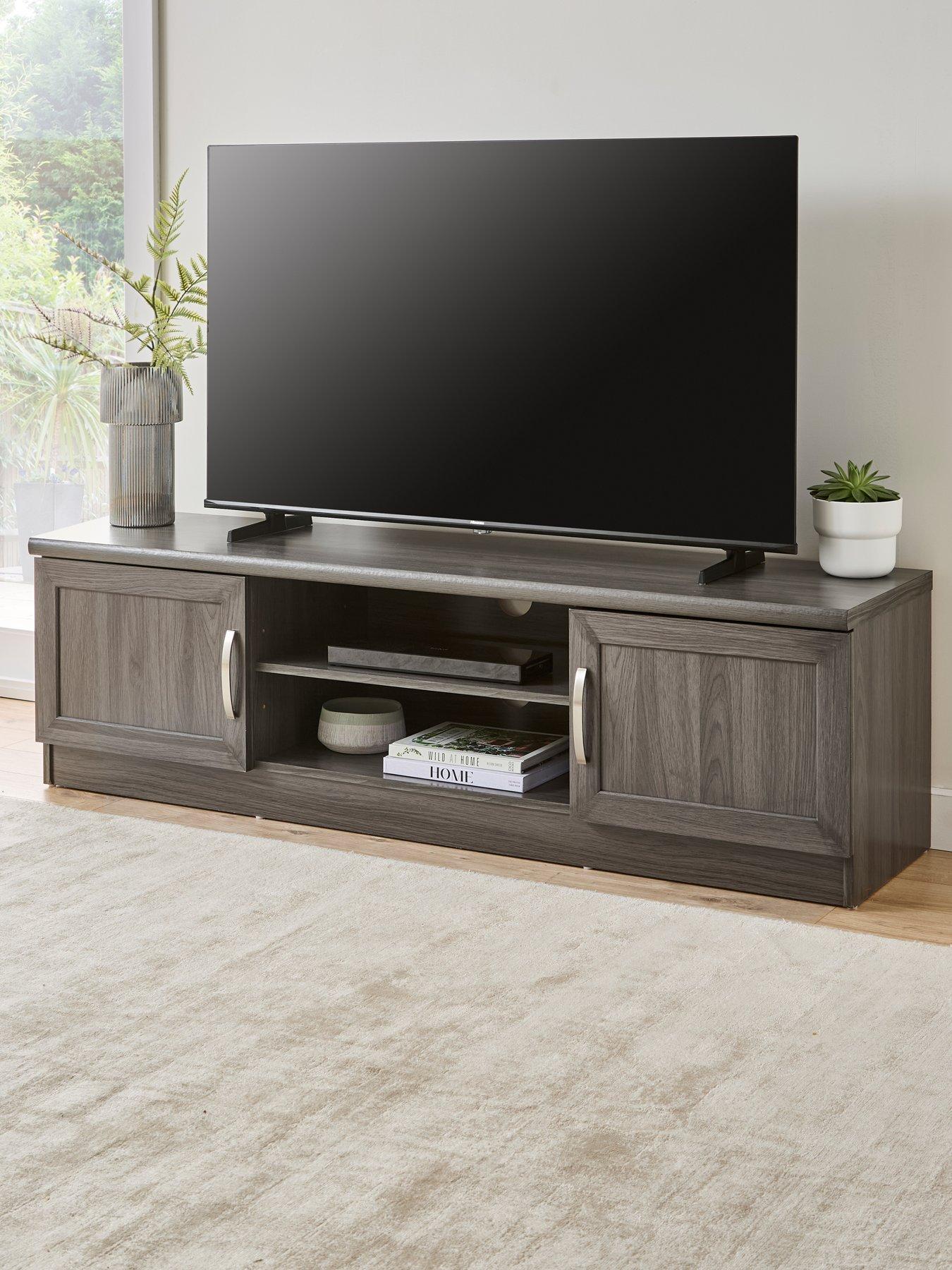 Very Home Camberley TV Unit - fits up to 65 inch - Dark Oak