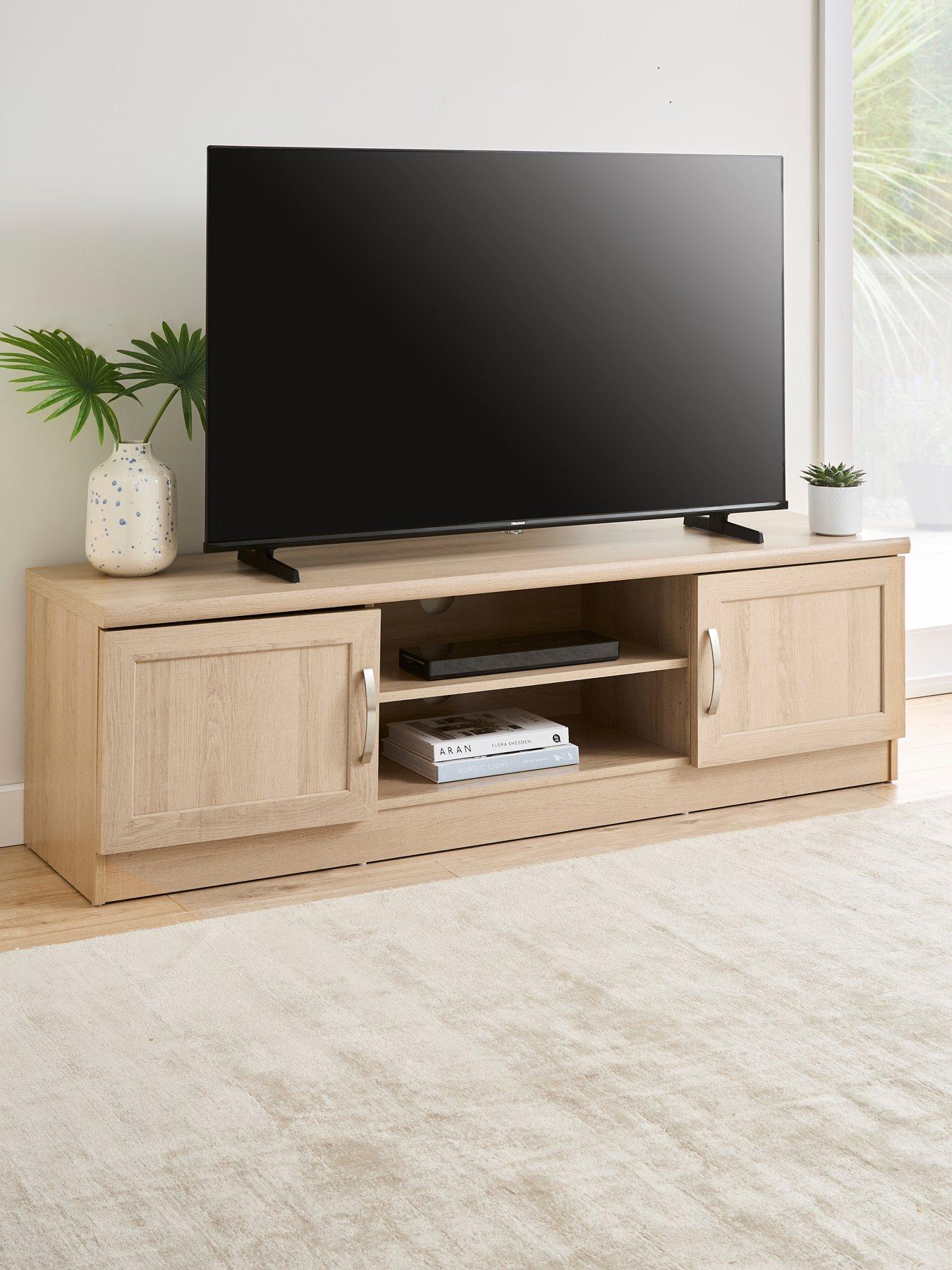 Very Home Camberley TV Unit - fits up to 65 inch - Oak