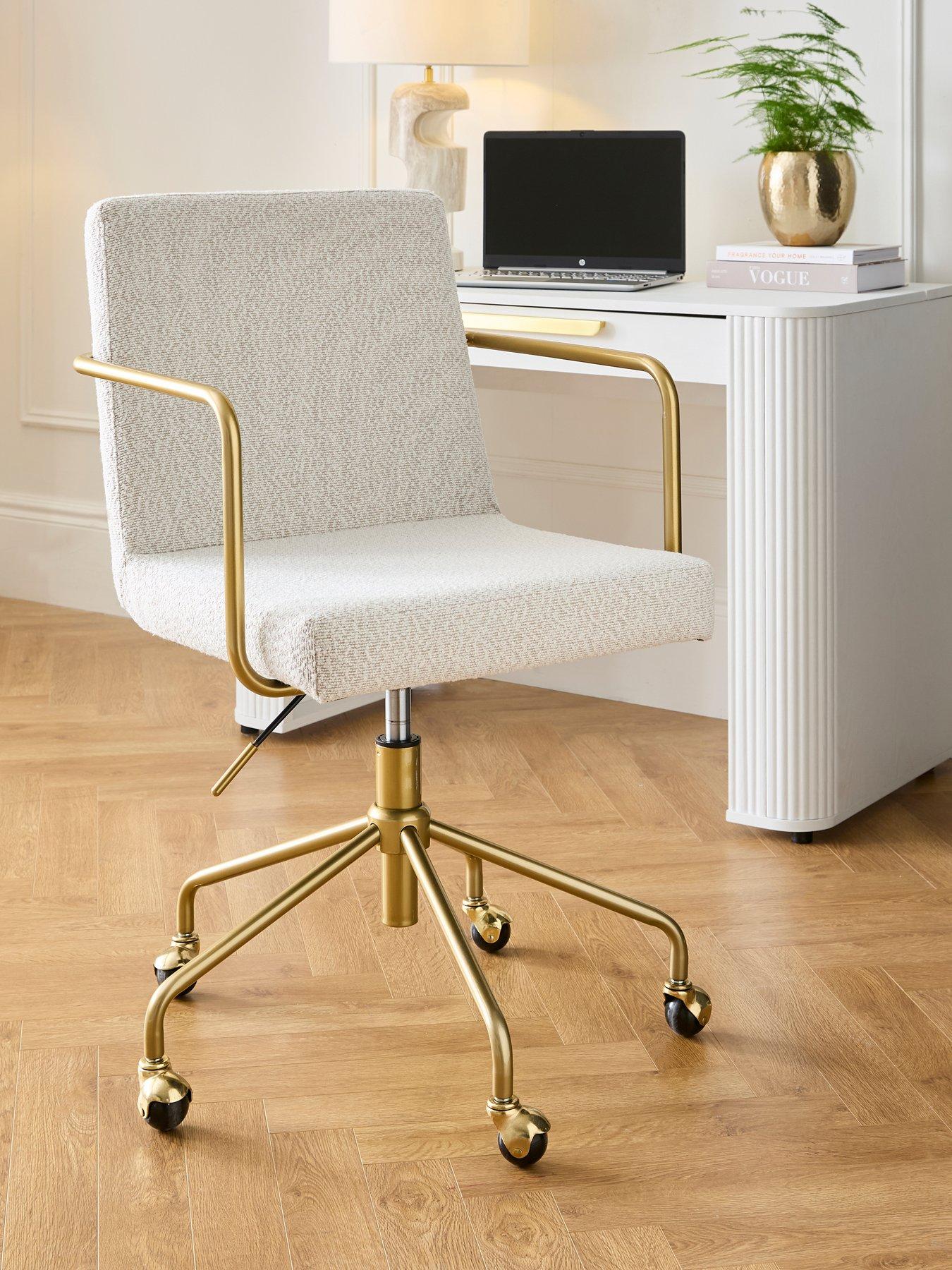 Image 1 of 7 of The Very Collection Sierre Office Chair - Cream - FSC&reg; Certified