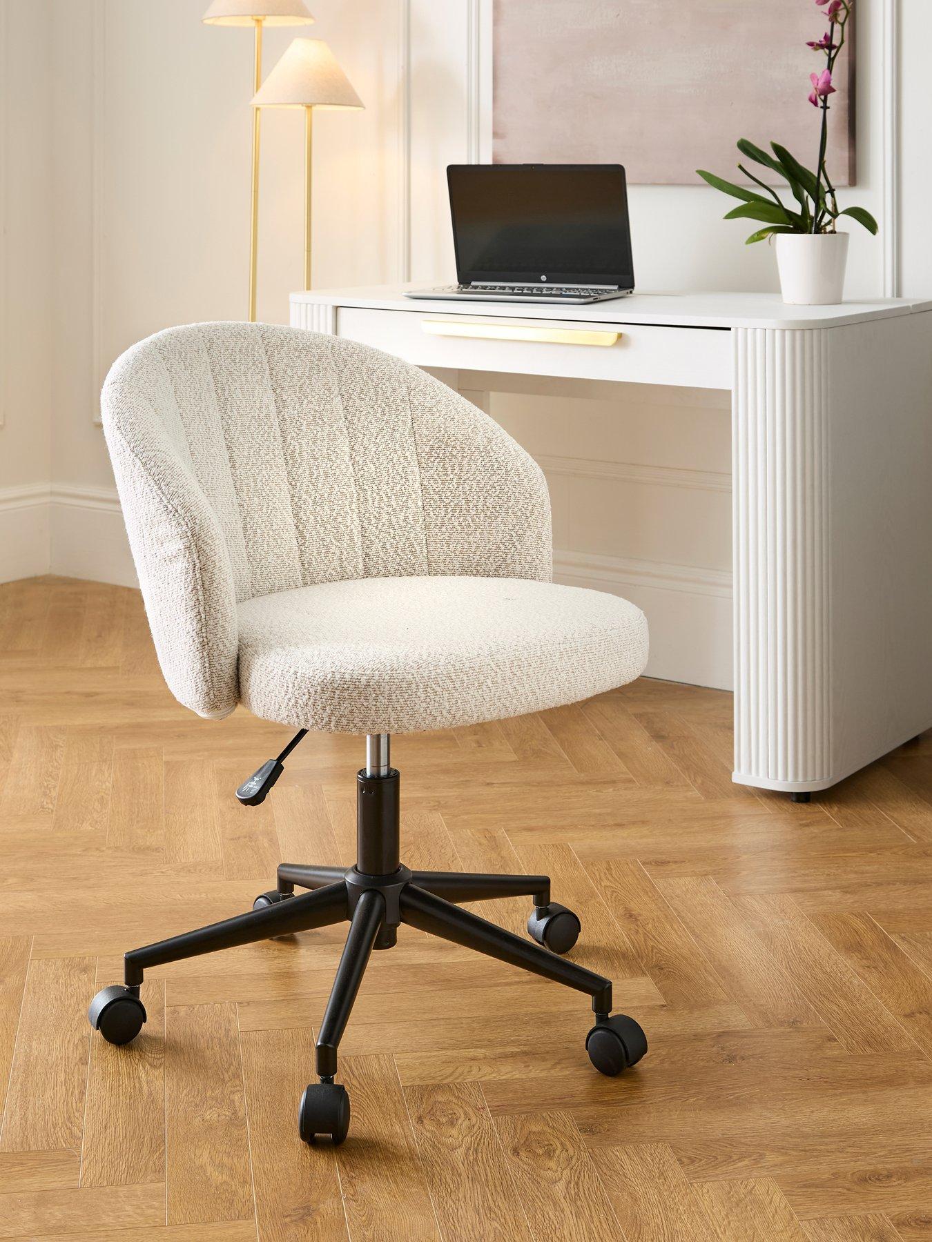 Image 1 of 7 of The Very Collection Tallis Office Chair - Cream - FSC&reg;&nbsp;Certified