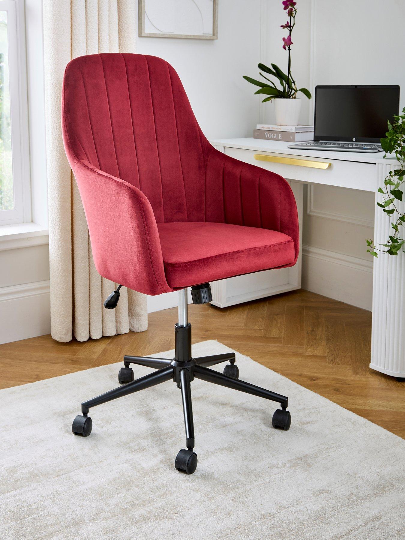 very-home-molby-fabric-office-chair-burgundyblack--nbspfscregnbspcertified