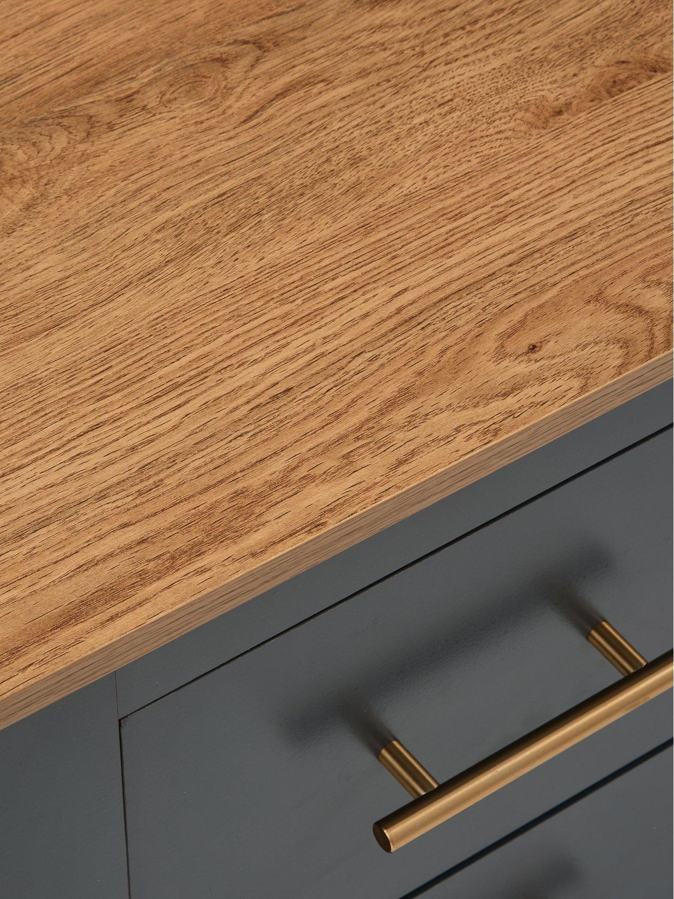 Image 5 of 7 of Very Home Shenfield 2 Drawer Bedside Chest - Graphite - FSC&reg; Certified