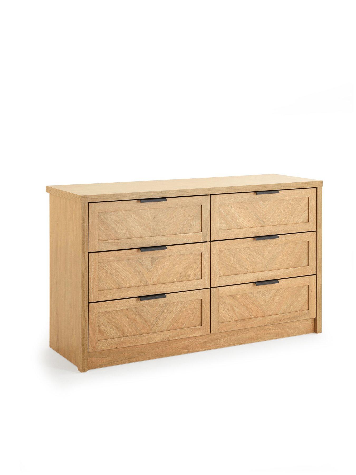 Image 3 of 7 of The Very Collection Chevry 3 +&nbsp;3 Drawer Chest - Oak