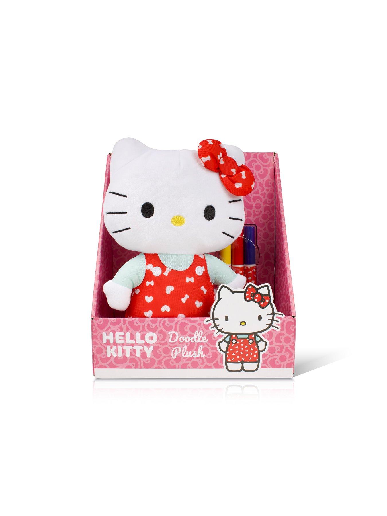 Image 2 of 7 of Hello Kitty Scribble Me Doodle Hello Kitty soft toy asst