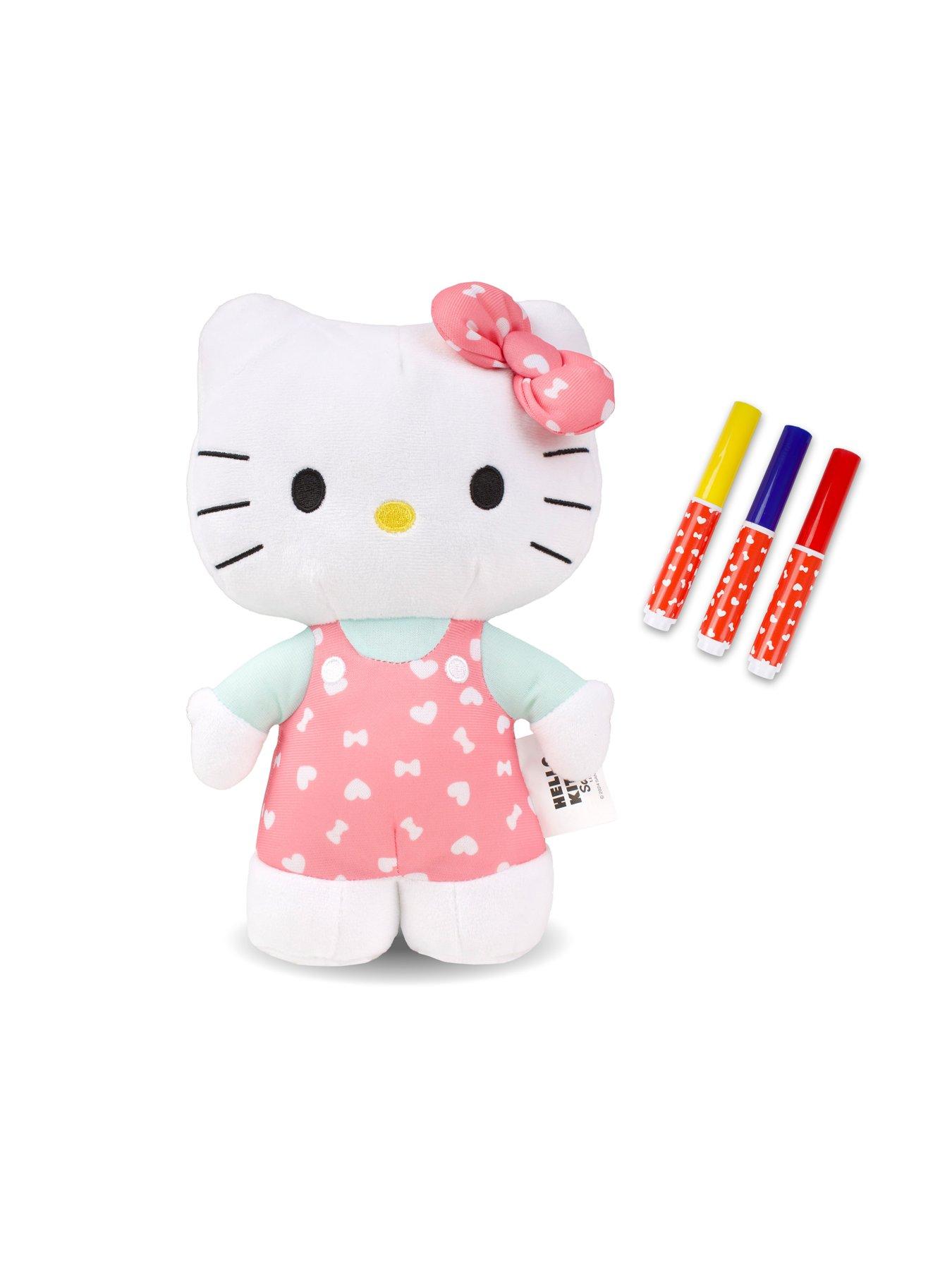 Image 5 of 7 of Hello Kitty Scribble Me Doodle Hello Kitty soft toy asst